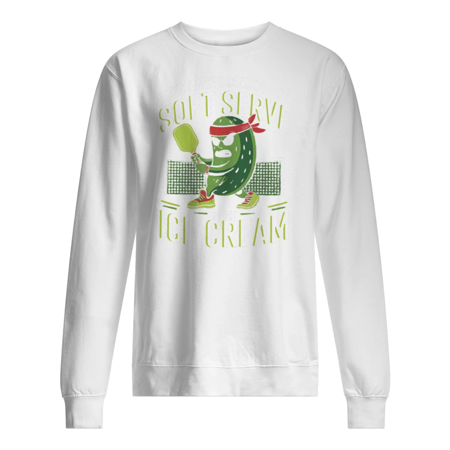 Pickleball & Ice Cream Men’s Sweatshirt – Funny Gift