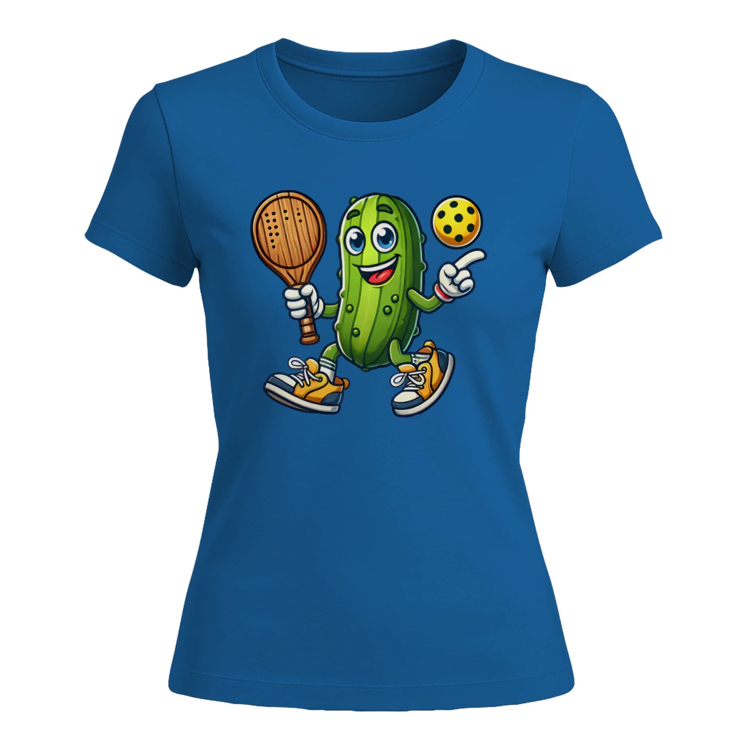 Funny Pickles Playing Pickleball for Women’s T-Shirt – Funny Gift