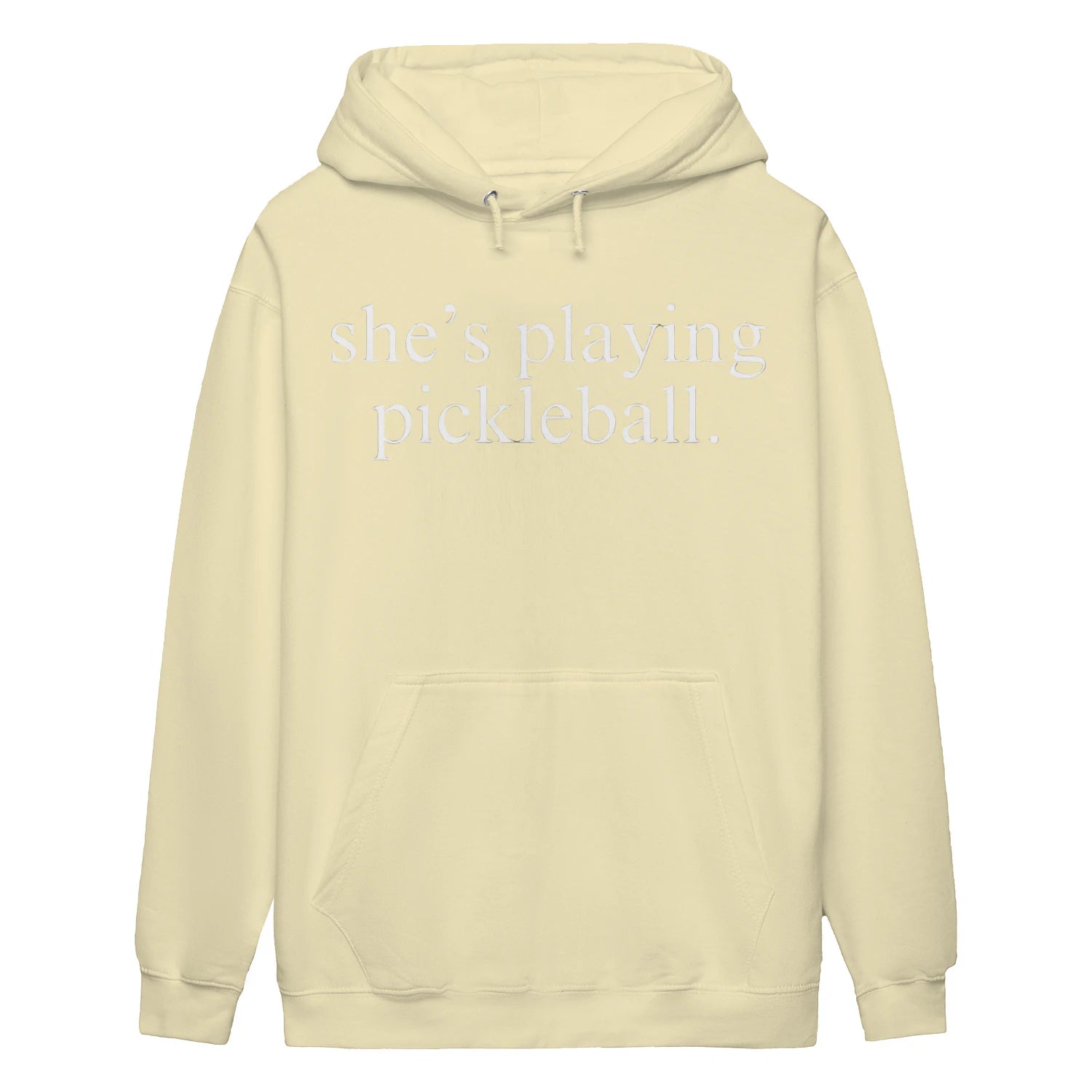 she s playing pickleball Women’s Hoodie – Funny Gift
