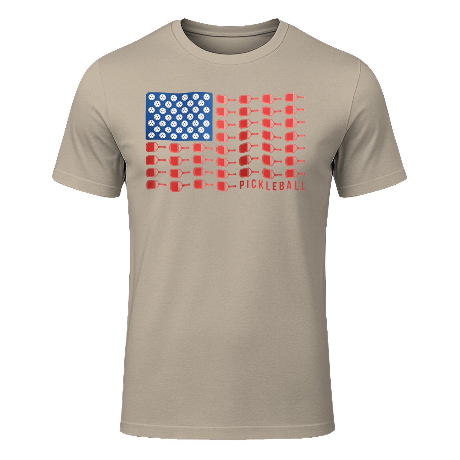 American Flag Pickleball T-Shirt – Funny Gift