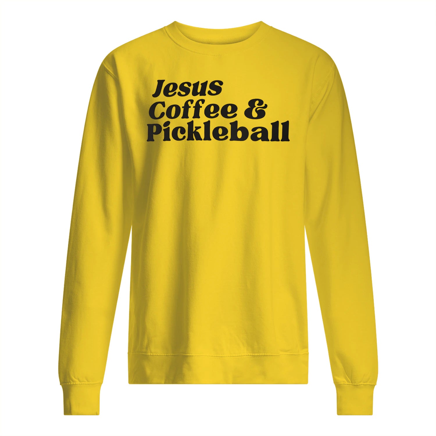 Jesus, Coffee & Pickleball Men’s Sweatshirt – Funny Gift
