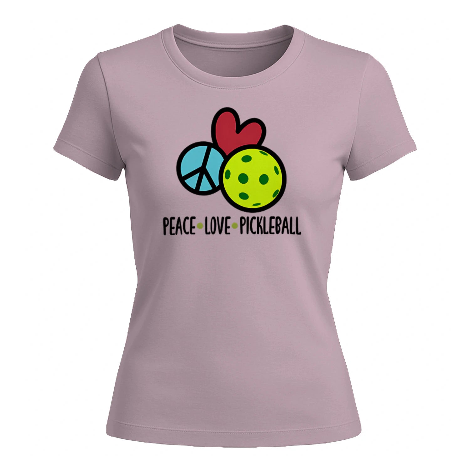 Peace Love Pickleball for Women’s T-Shirt – Funny Gift