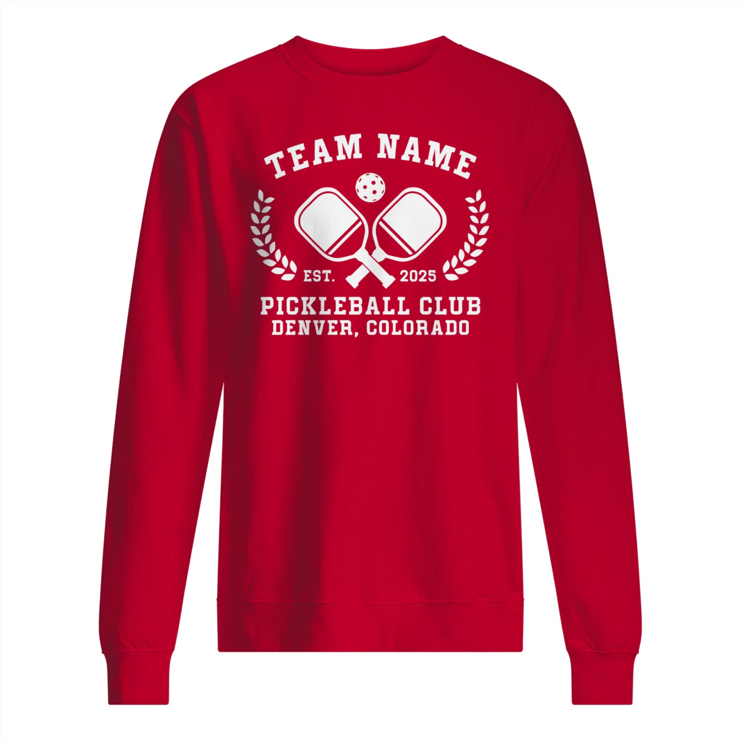 Pickleball Club Team Name Men’s Sweatshirt – Funny Gift