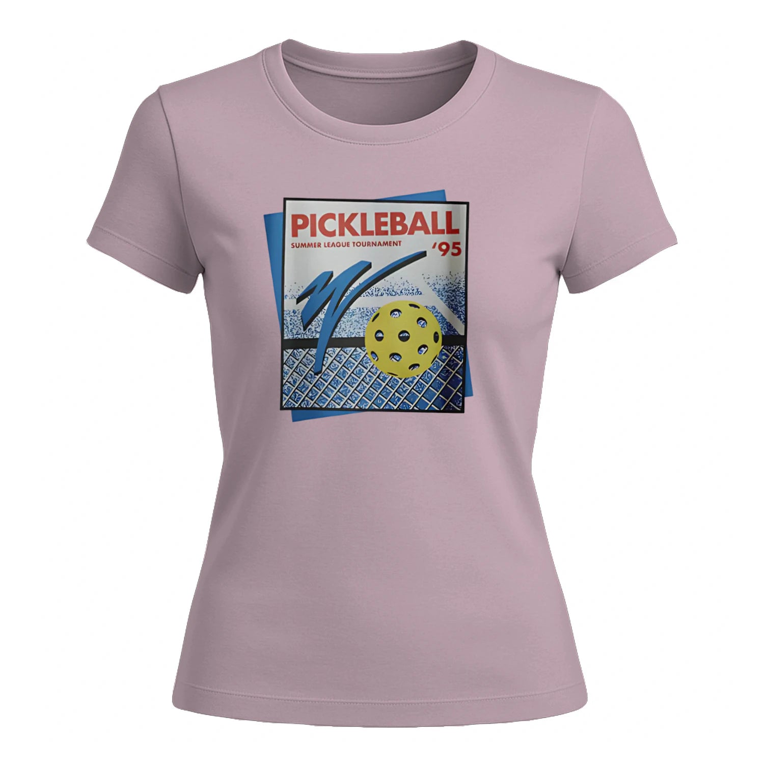 Retro Pickleball Court for Women’s T-Shirt – Funny Gift