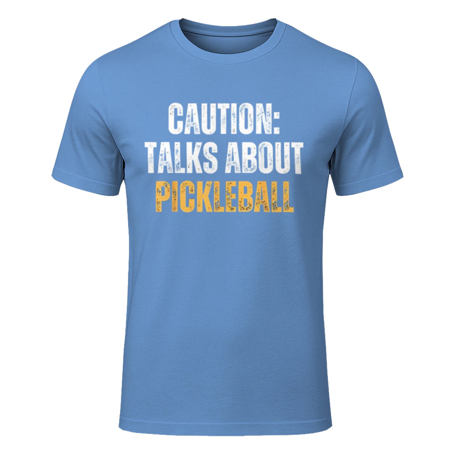Caution: Talks About Pickleball T-Shirt – Funny Gift