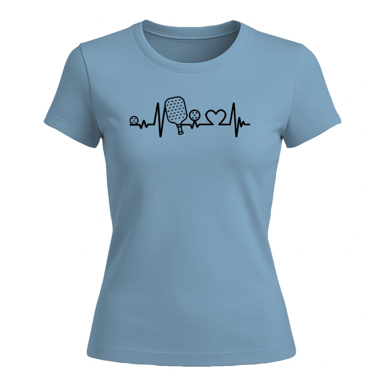 Pickleball Heartbeat for Women’s T-Shirt – Funny Gift
