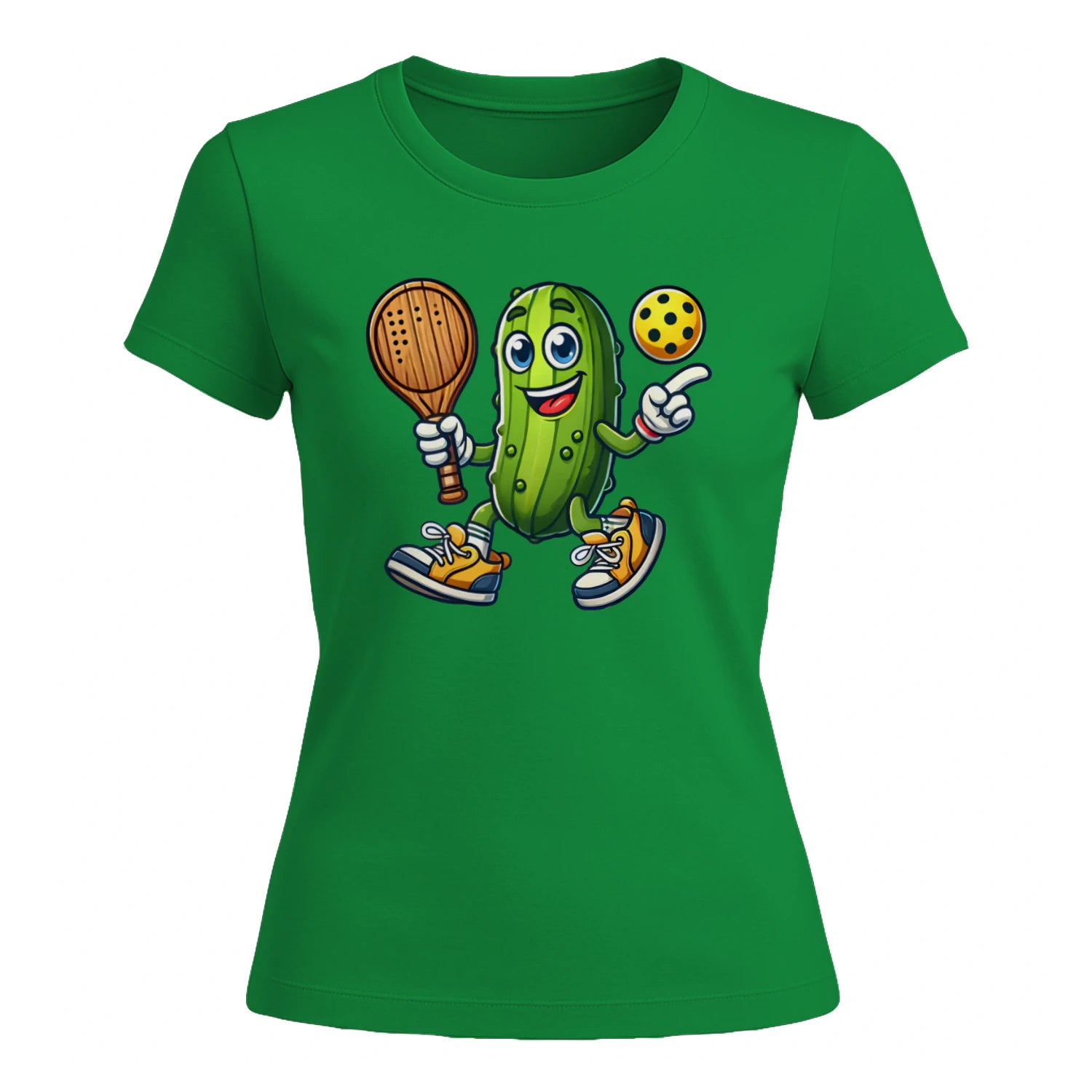 Funny Pickles Playing Pickleball for Women’s T-Shirt – Funny Gift