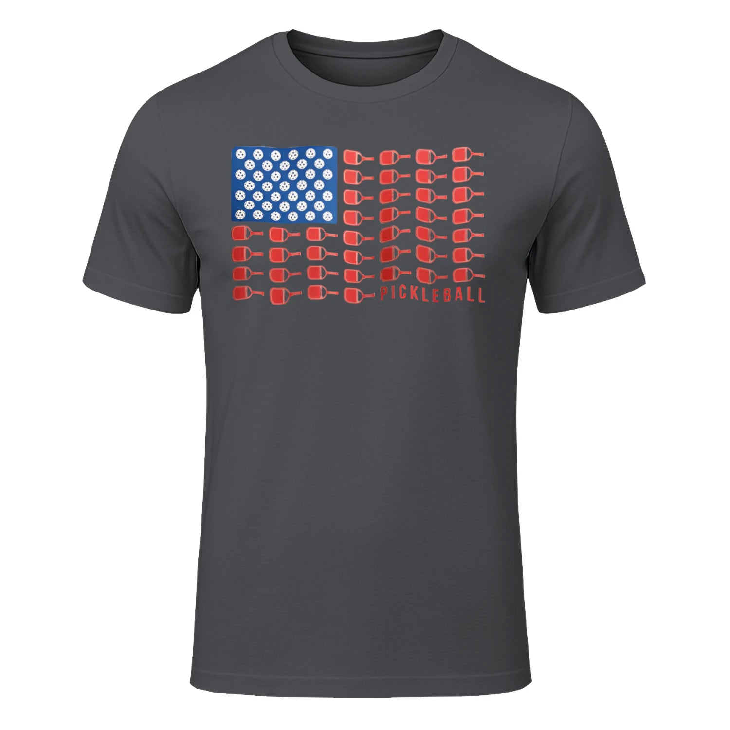 American Flag Pickleball T-Shirt – Funny Gift