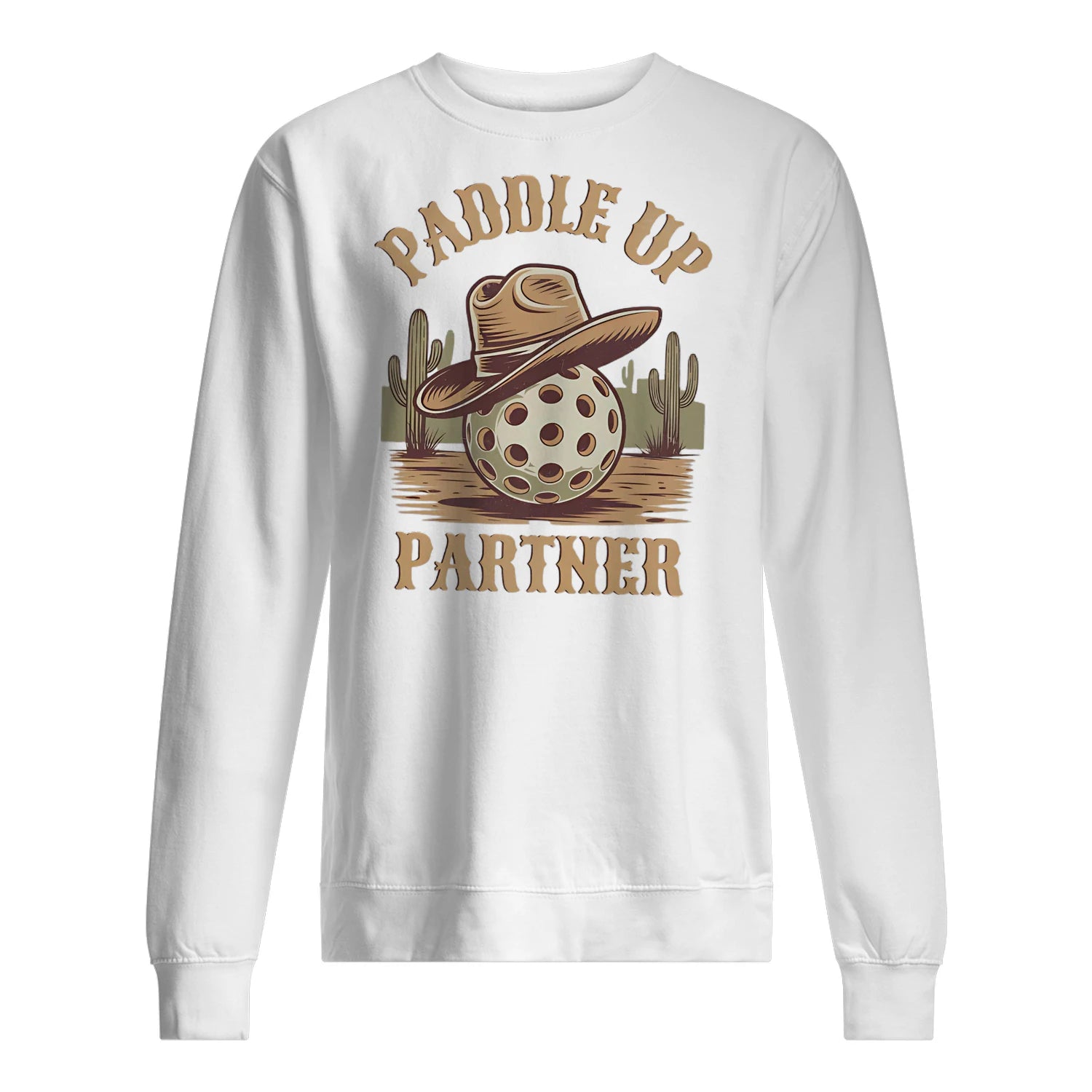 Paddle Up Partner Pickleball Men’s Sweatshirt – Funny Gift