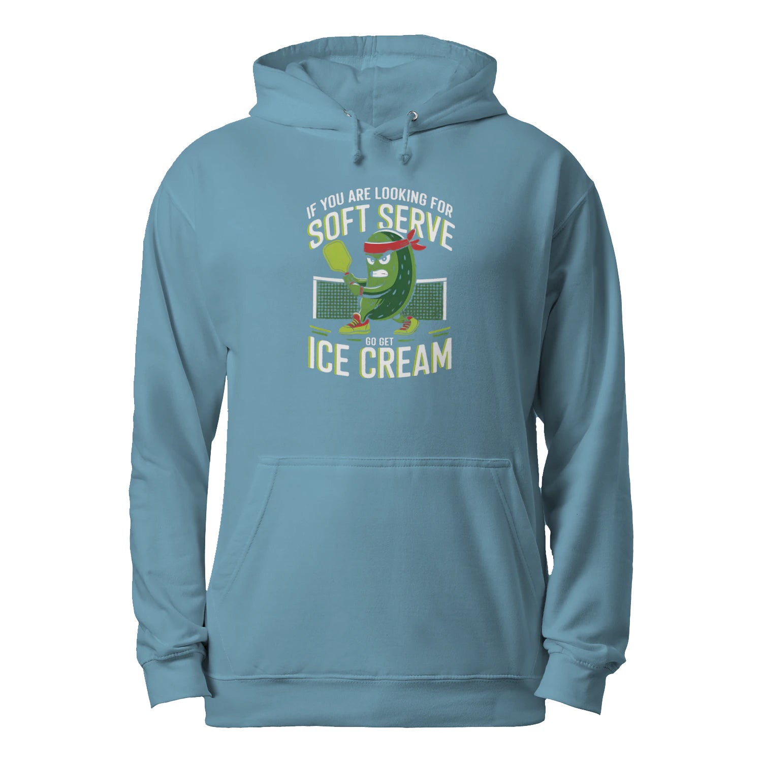 Pickleball & Ice Cream Men’s Hoodie – Funny Gift