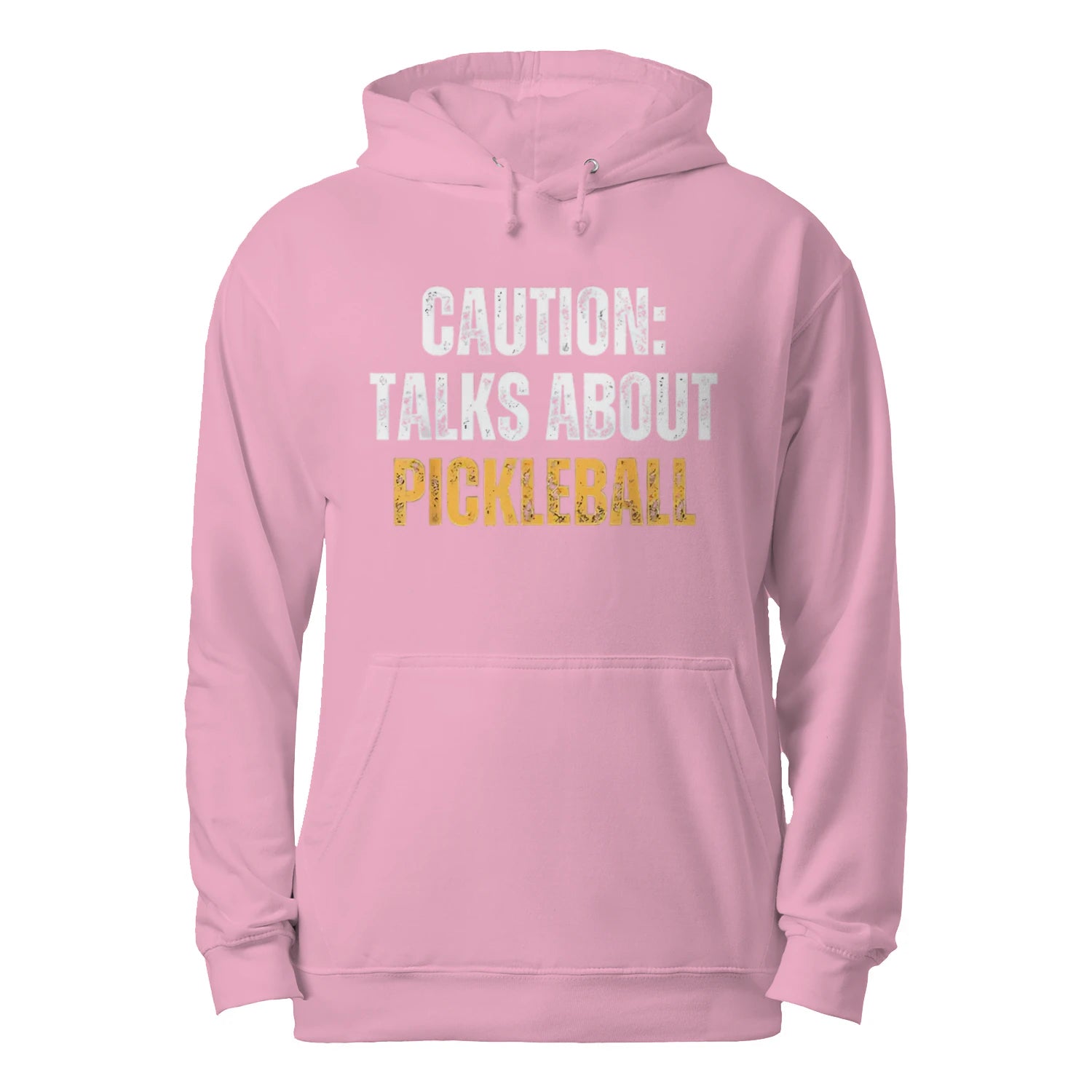 Caution: Talks About Pickleball Men’s Hoodie – Funny Gift