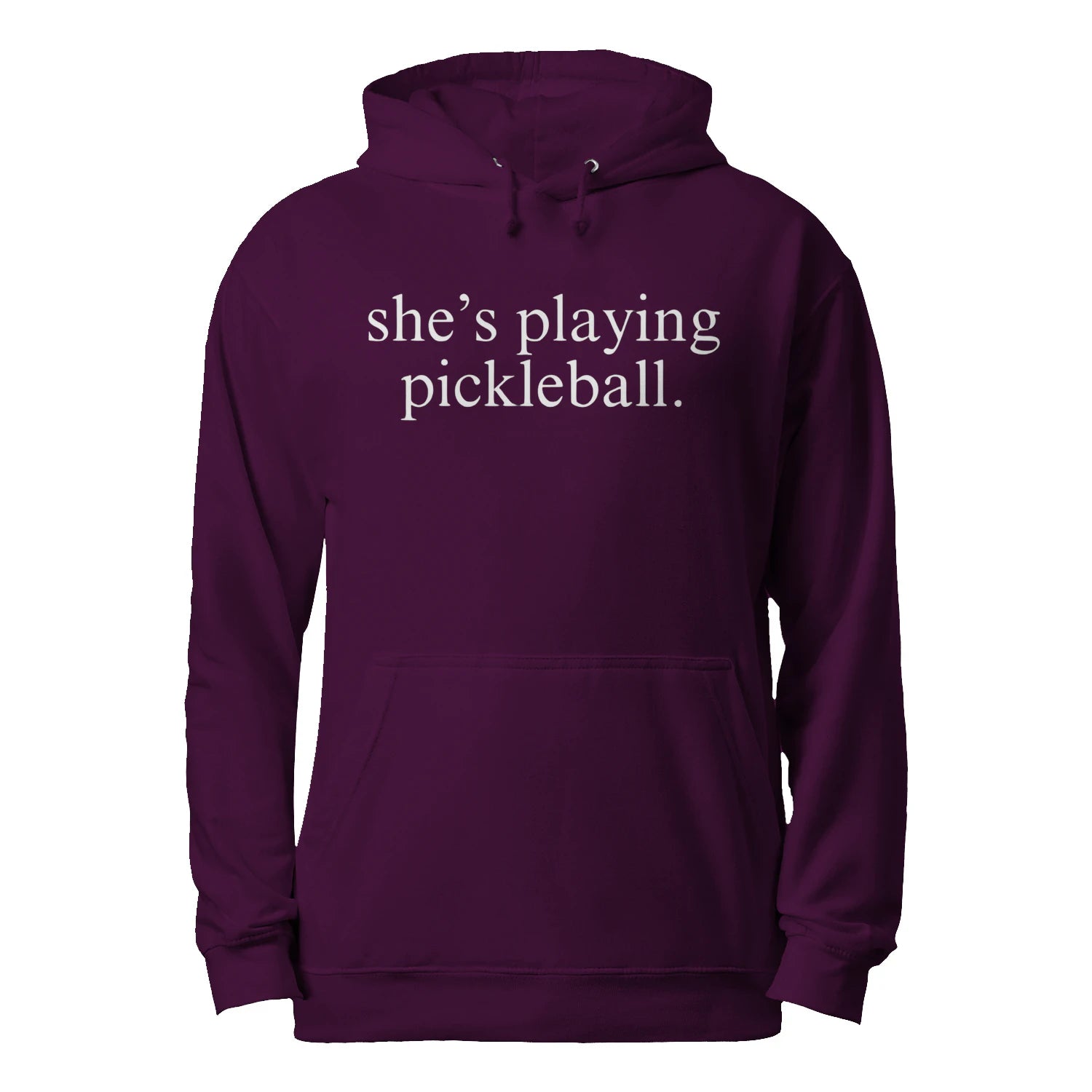 She’s Playing Pickleball Men’s Hoodie – Funny Gift