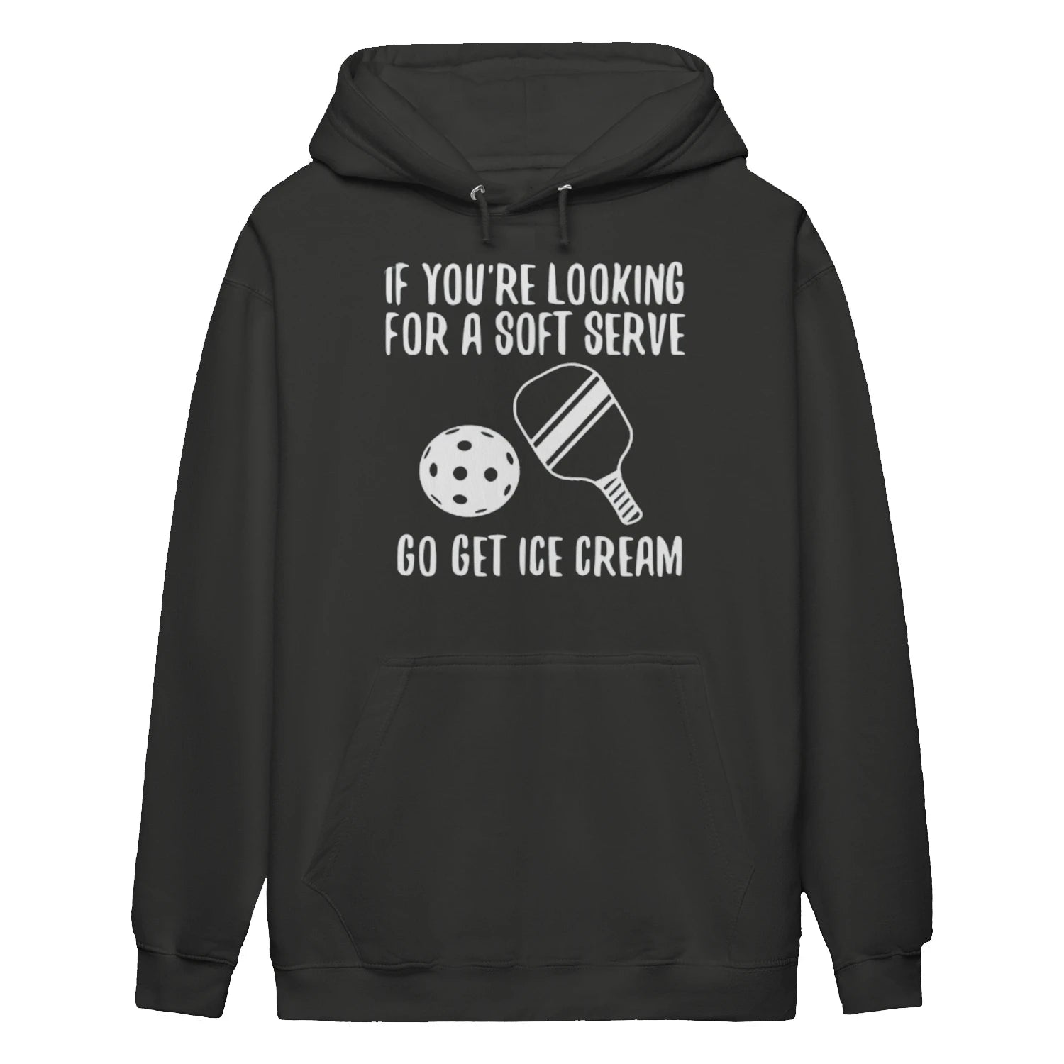 soft serve joke pickleball Women’s Hoodie – Funny Gift