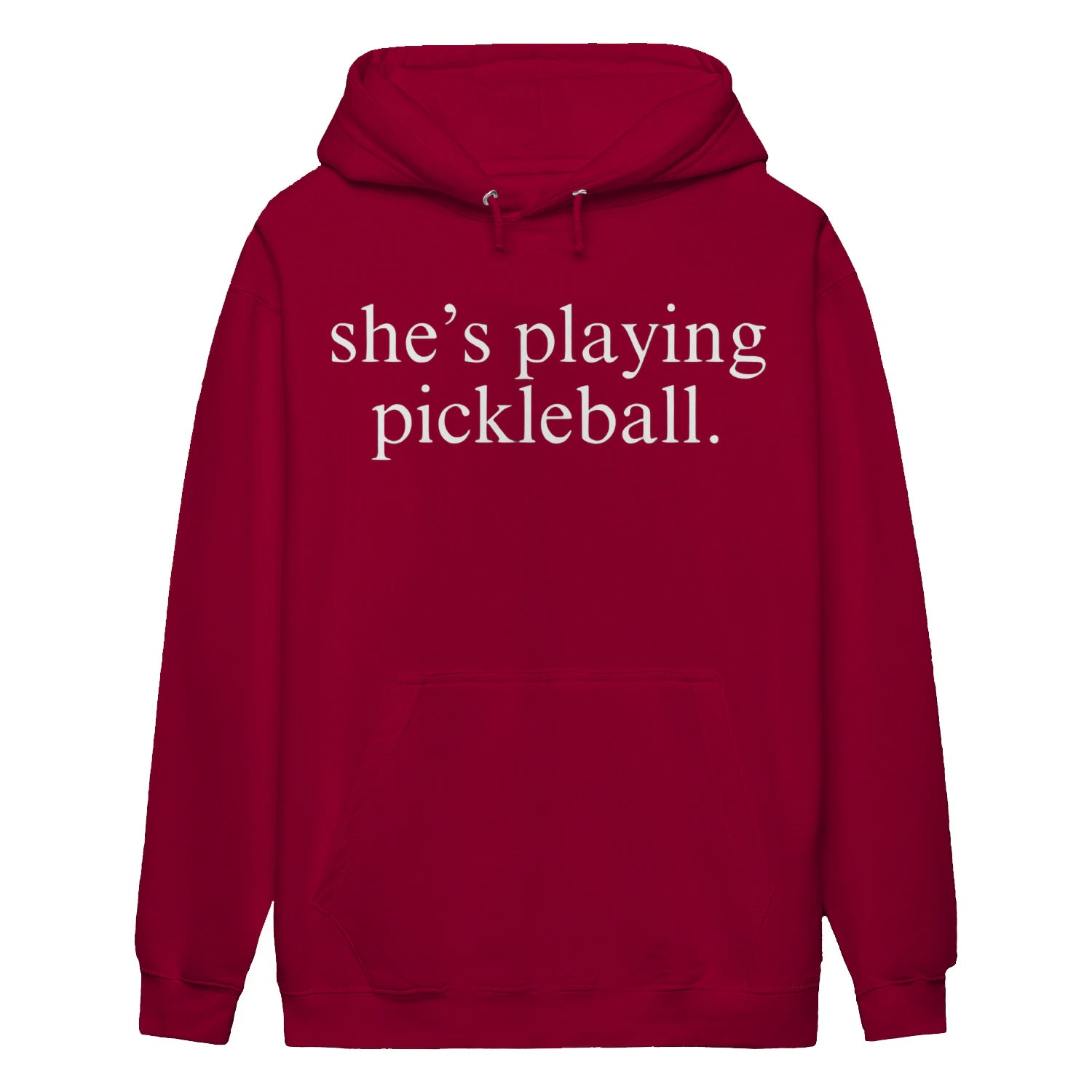 she s playing pickleball Women’s Hoodie – Funny Gift