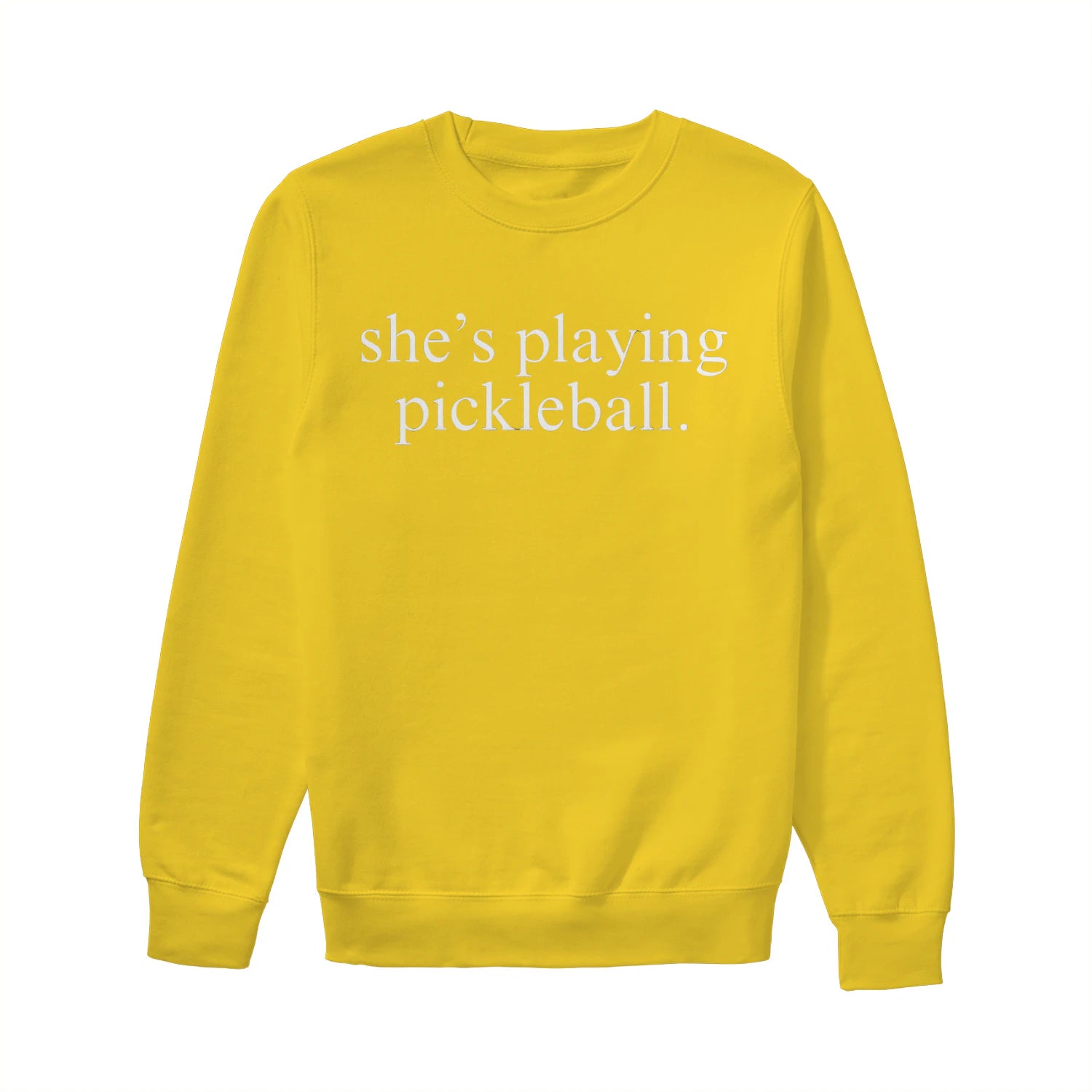 she s playing pickleball Women’s Sweatshirt – Funny Gift