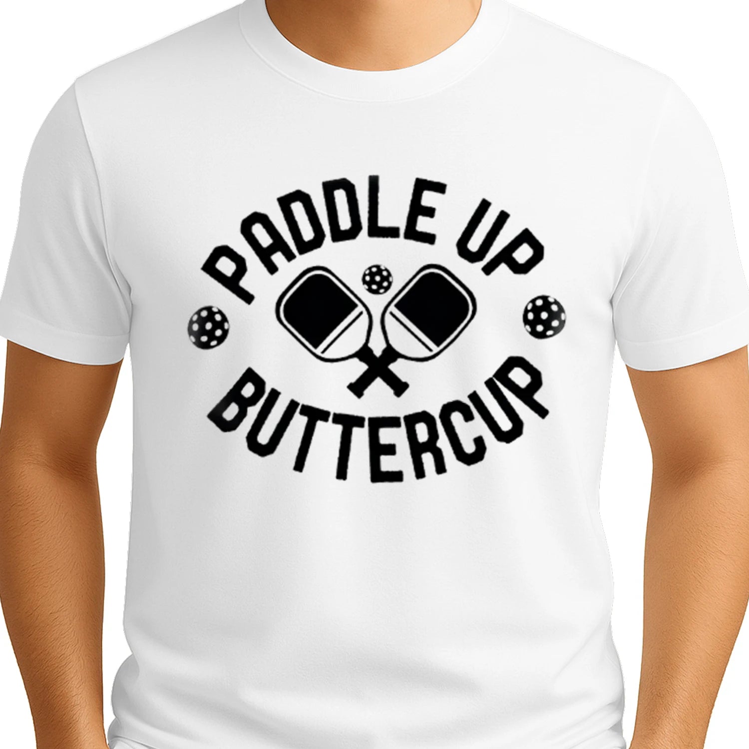 Paddle Up Buttercup Pickleball T-Shirt – Funny Gift