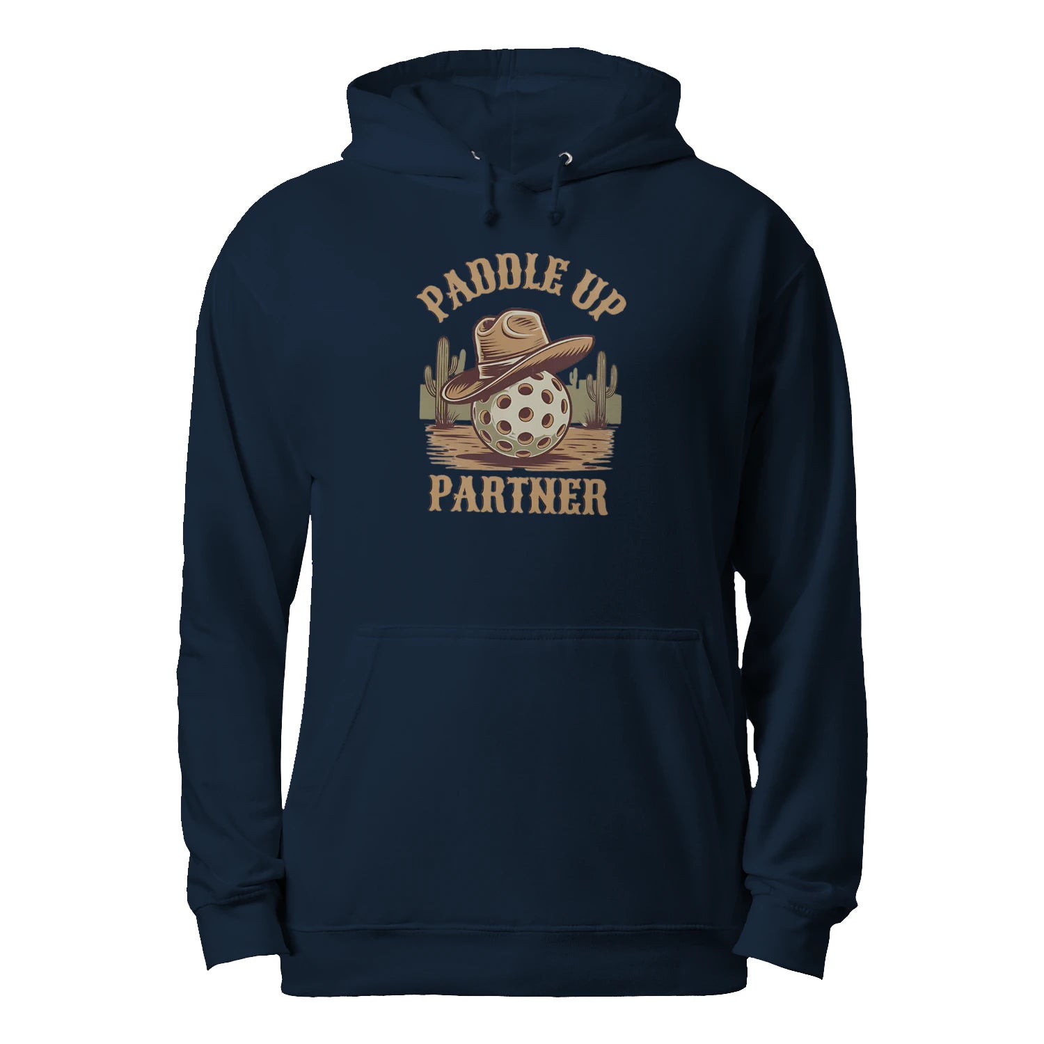 Paddle Up Partner Pickleball Men’s Hoodie – Funny Gift
