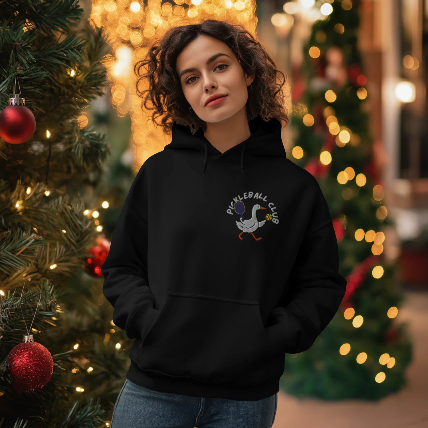 pickleball penguin i1 Women’s Hoodie – Funny Gift