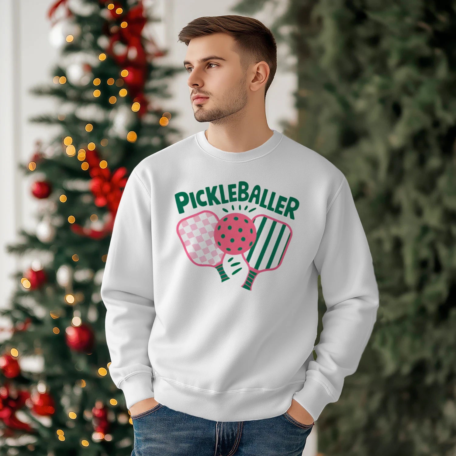Pickleballer Men’s Sweatshirt – Funny Gift