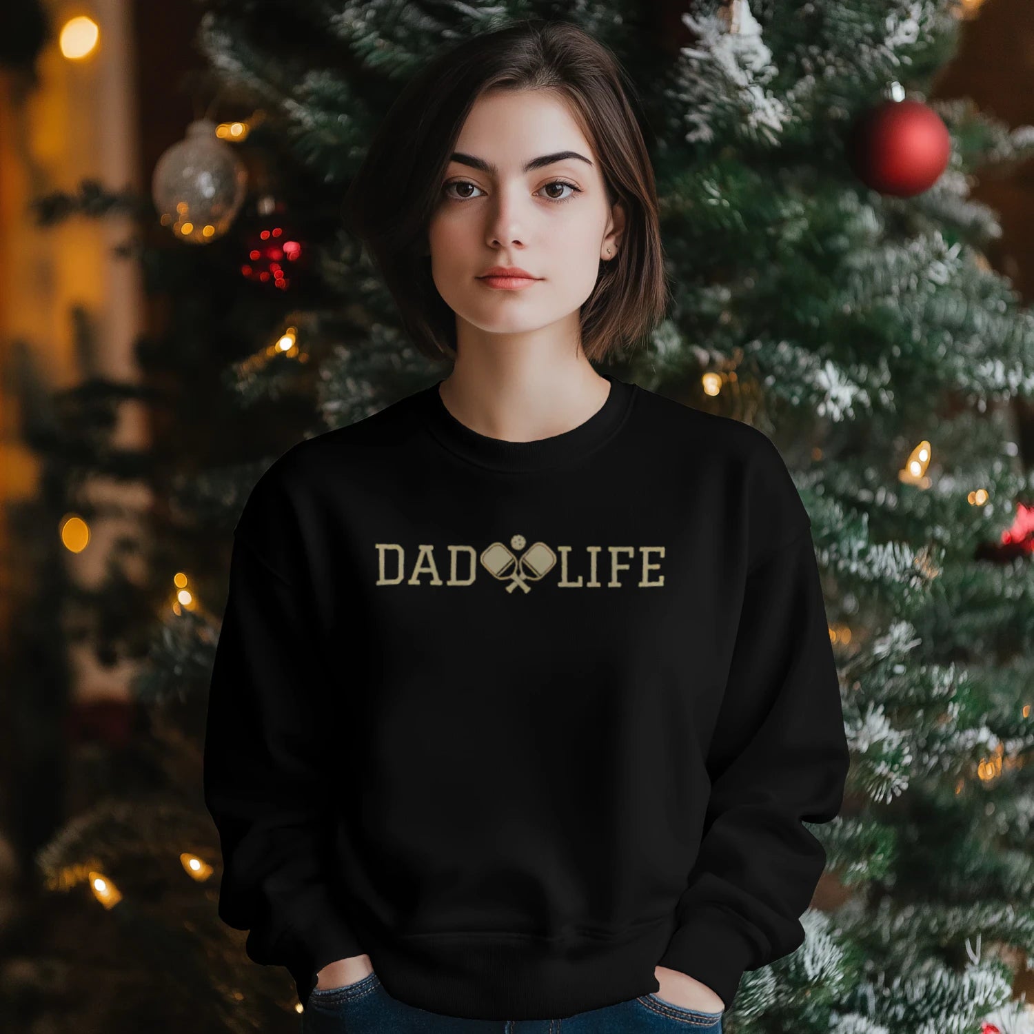 dad life pickleball Women’s Sweatshirt – Funny Gift