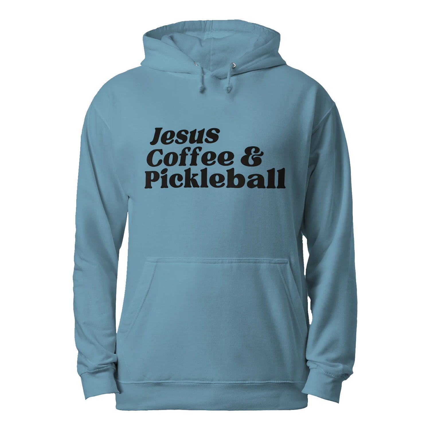 Jesus, Coffee & Pickleball Men’s Hoodie – Funny Gift
