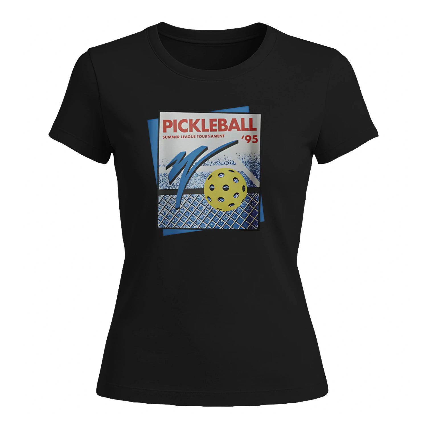 Retro Pickleball Court for Women’s T-Shirt – Funny Gift