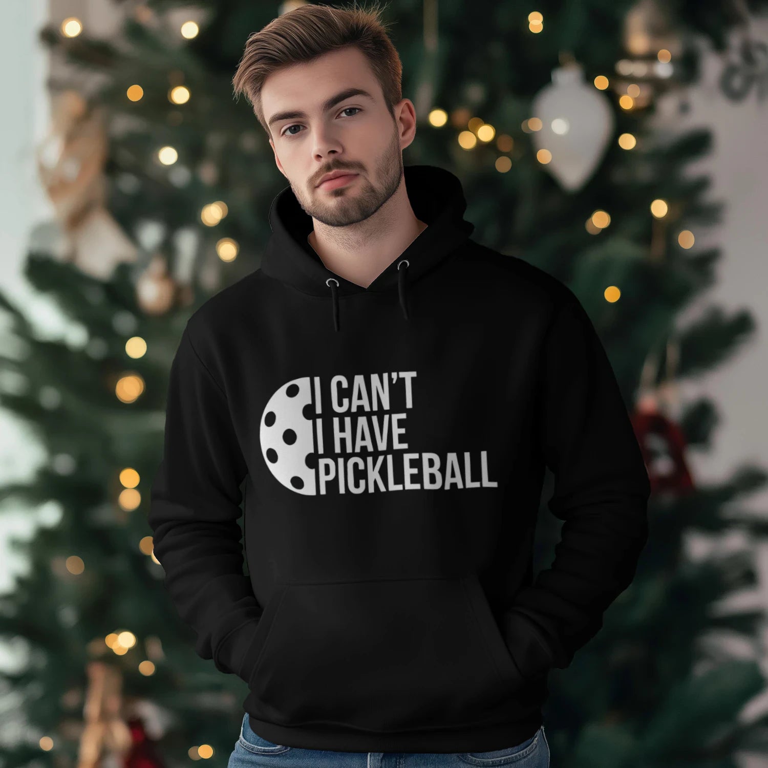 I Can’t, I Have Pickleball Men’s Hoodie – Funny Gift