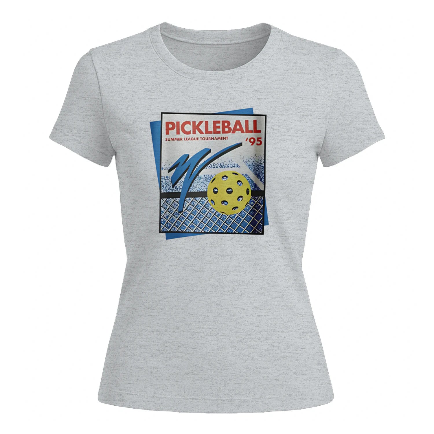 Retro Pickleball Court for Women’s T-Shirt – Funny Gift