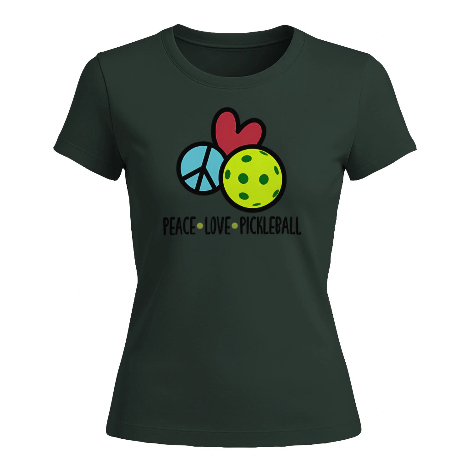 Peace Love Pickleball for Women’s T-Shirt – Funny Gift