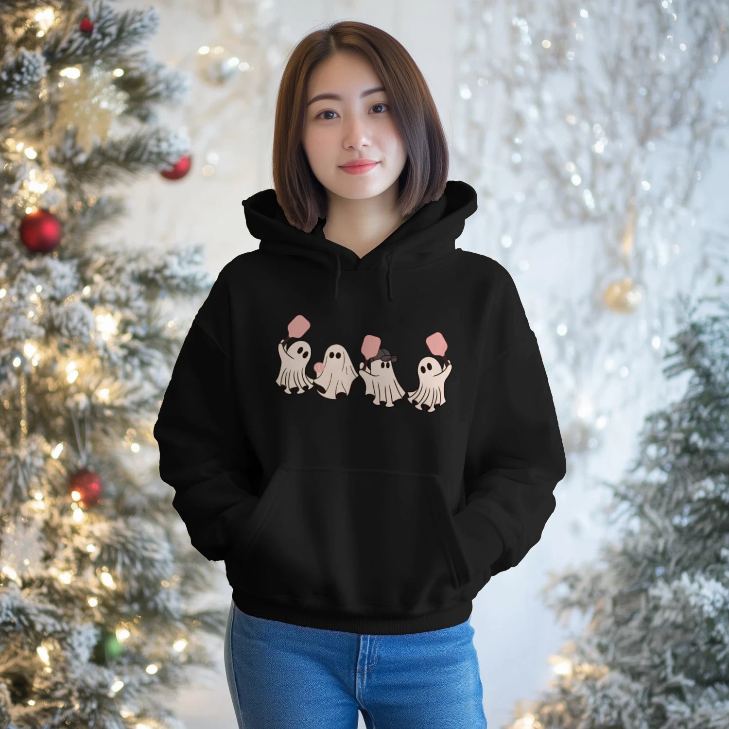 cute pickleball characters Women’s Hoodie – Funny Gift