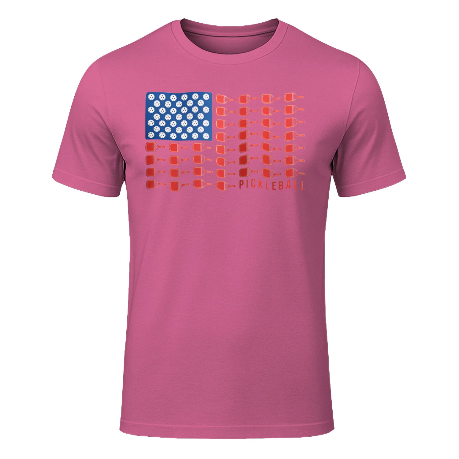 American Flag Pickleball T-Shirt – Funny Gift