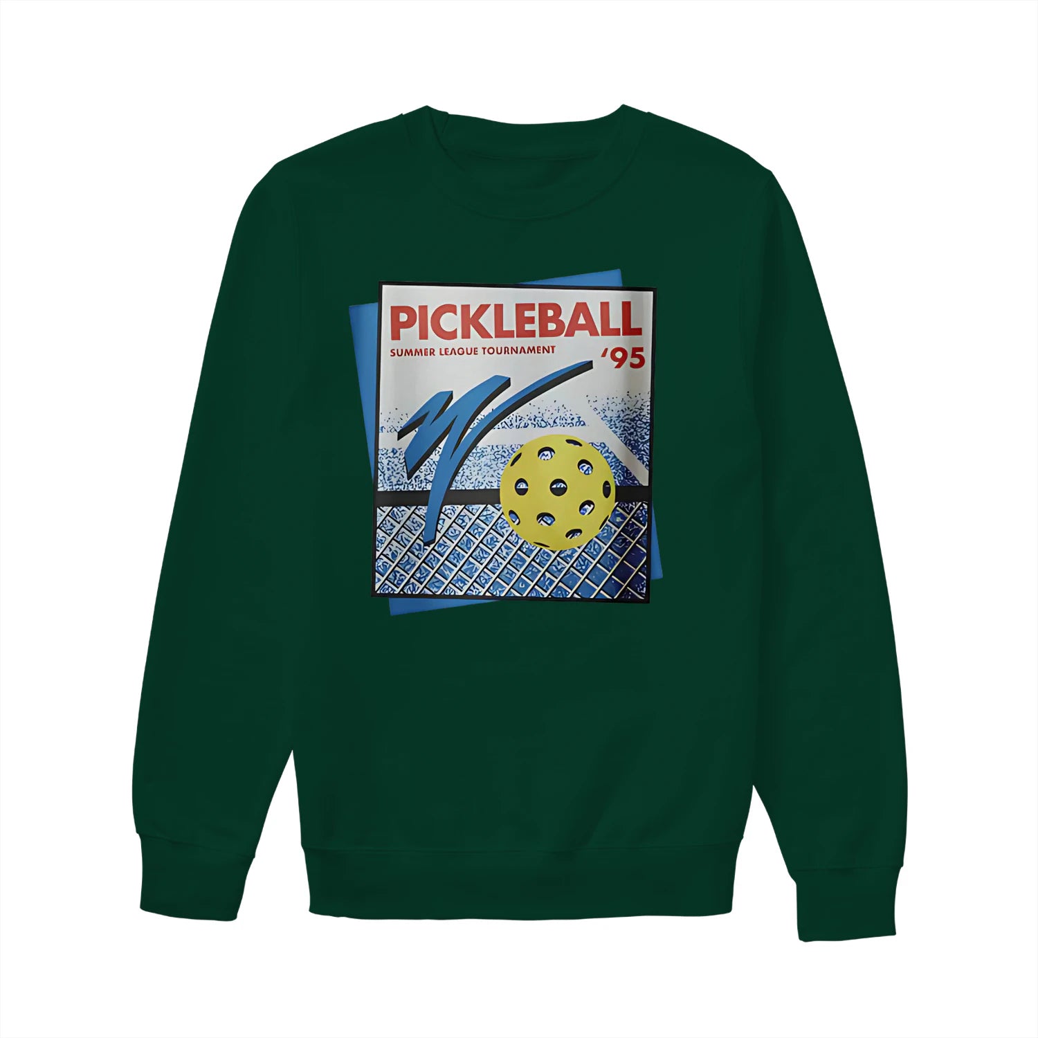 retro pickleball court Women’s Sweatshirt – Funny Gift