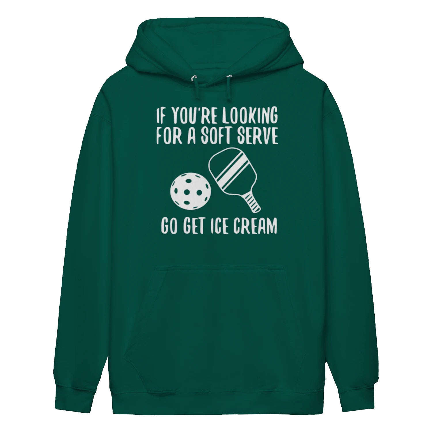 soft serve joke pickleball Women’s Hoodie – Funny Gift