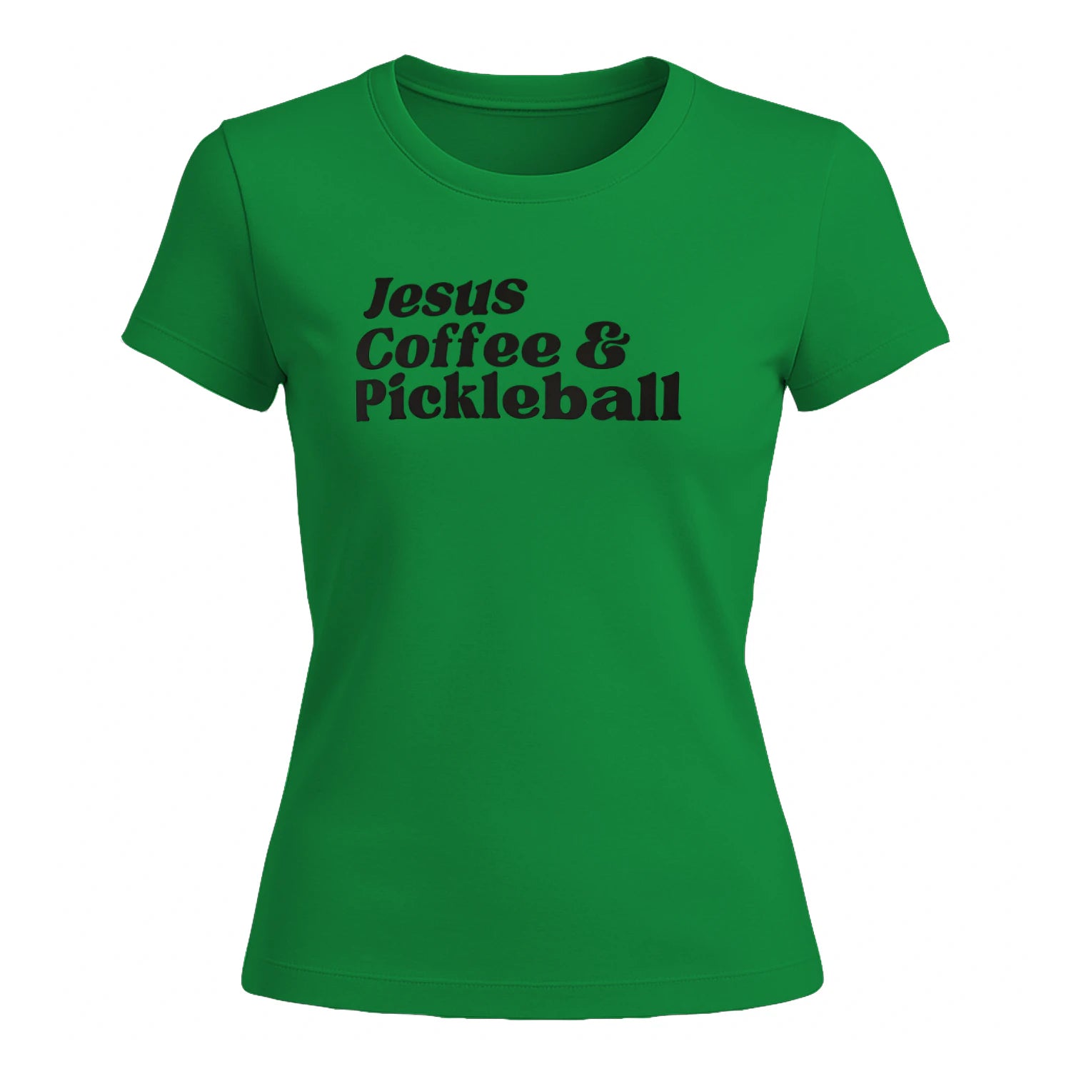 Jesus, Coffee & Pickleball for Women’s T-Shirt – Funny Gift