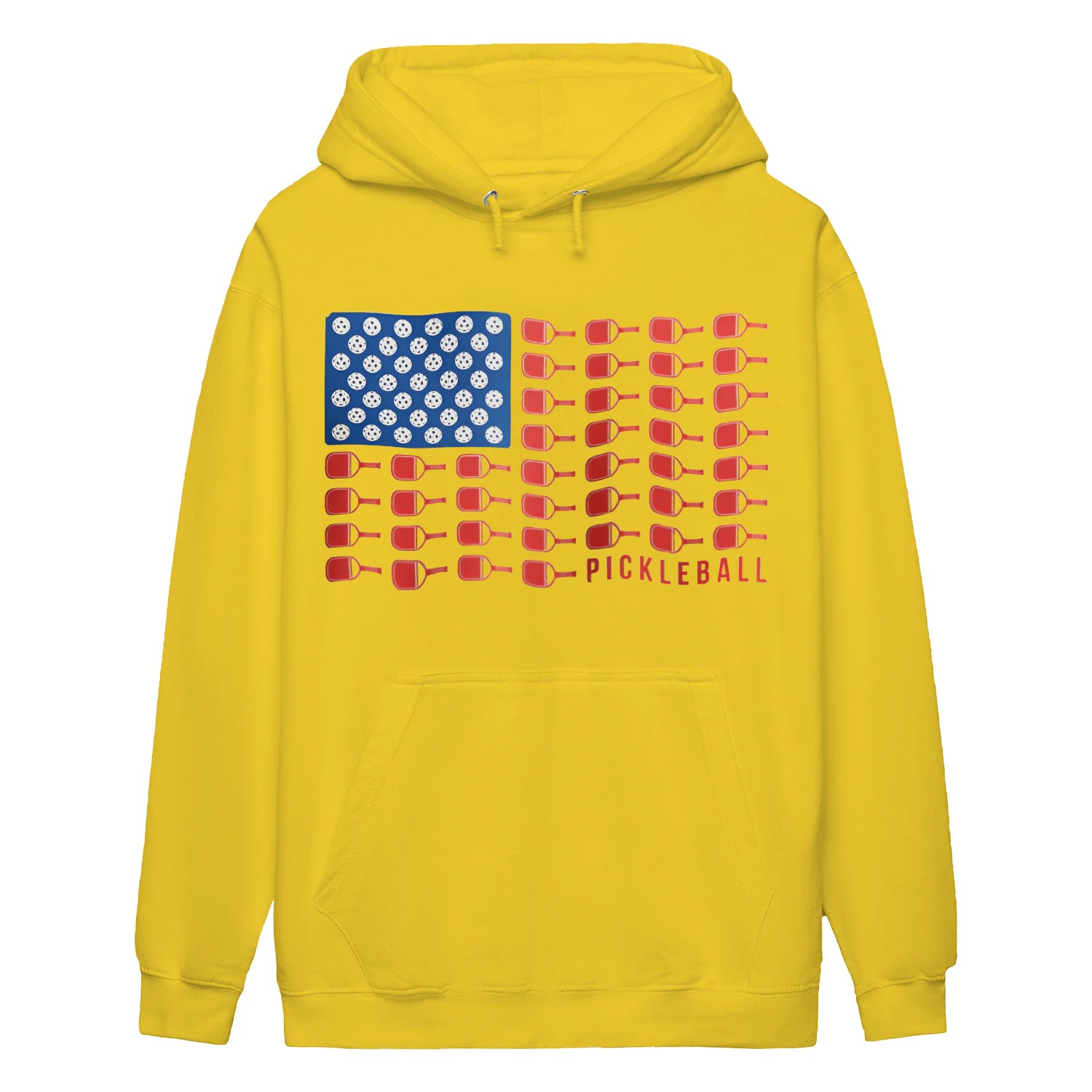 american flag pickleball Women’s Hoodie – Funny Gift
