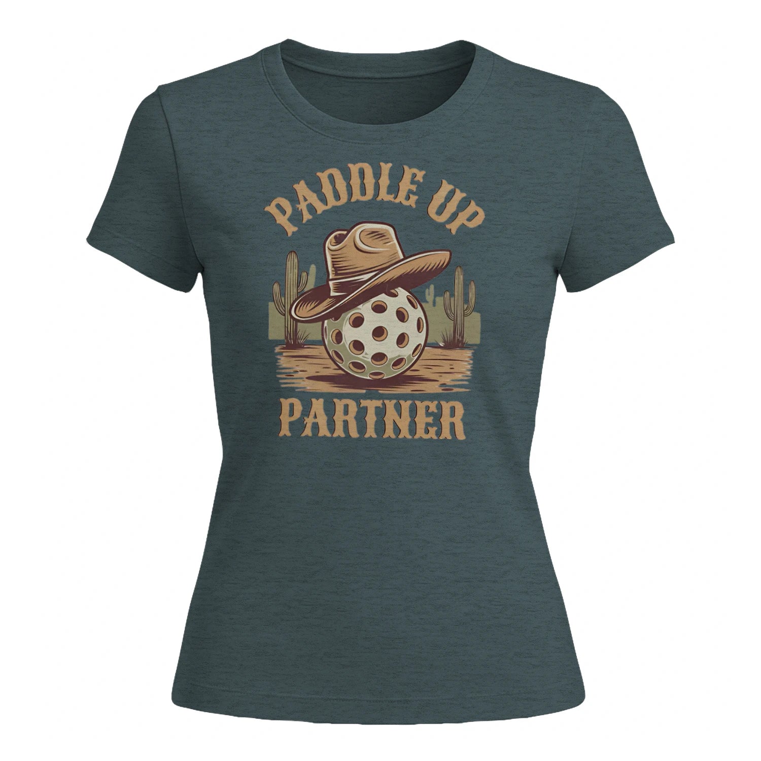 Paddle Up Partner for Pickleball Women’s T-Shirt – Funny Gift