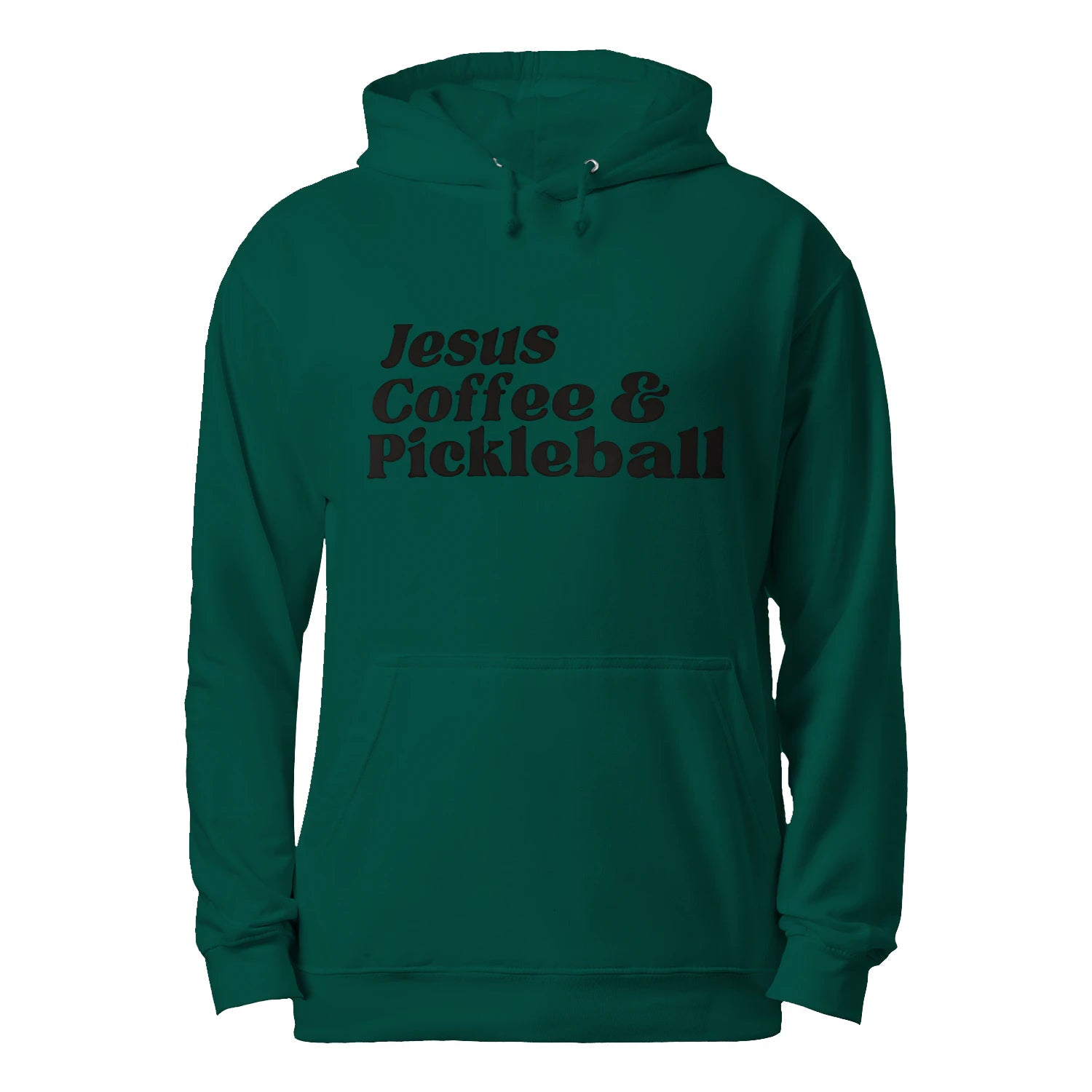Jesus, Coffee & Pickleball Men’s Hoodie – Funny Gift