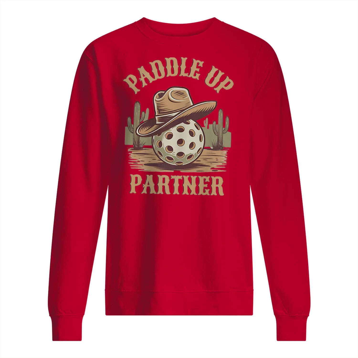 Paddle Up Partner Pickleball Men’s Sweatshirt – Funny Gift