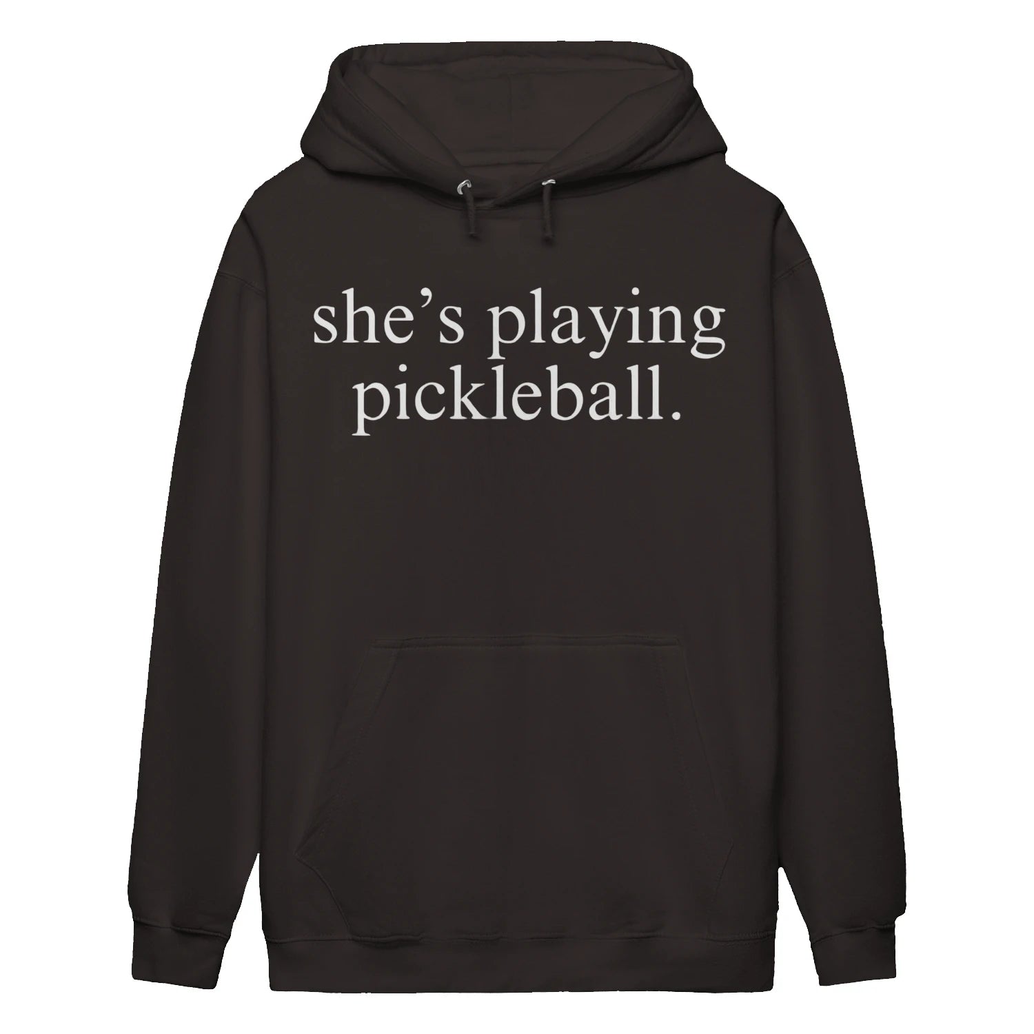she s playing pickleball Women’s Hoodie – Funny Gift