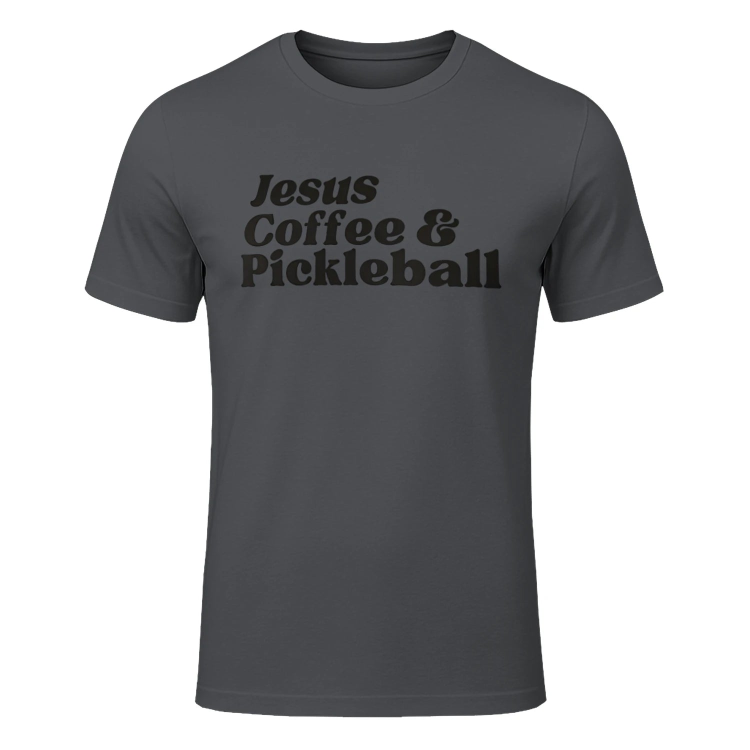 Jesus, Coffee & Pickleball T-Shirt – Funny Gift