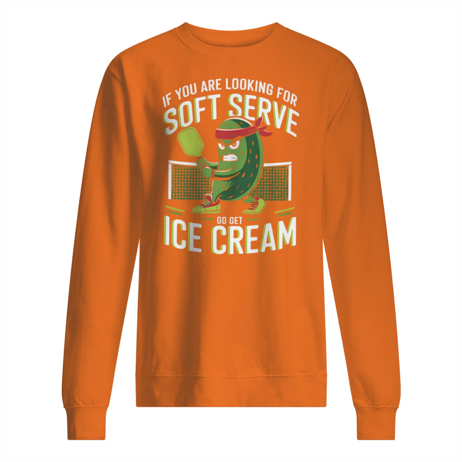 Pickleball & Ice Cream Men’s Sweatshirt – Funny Gift