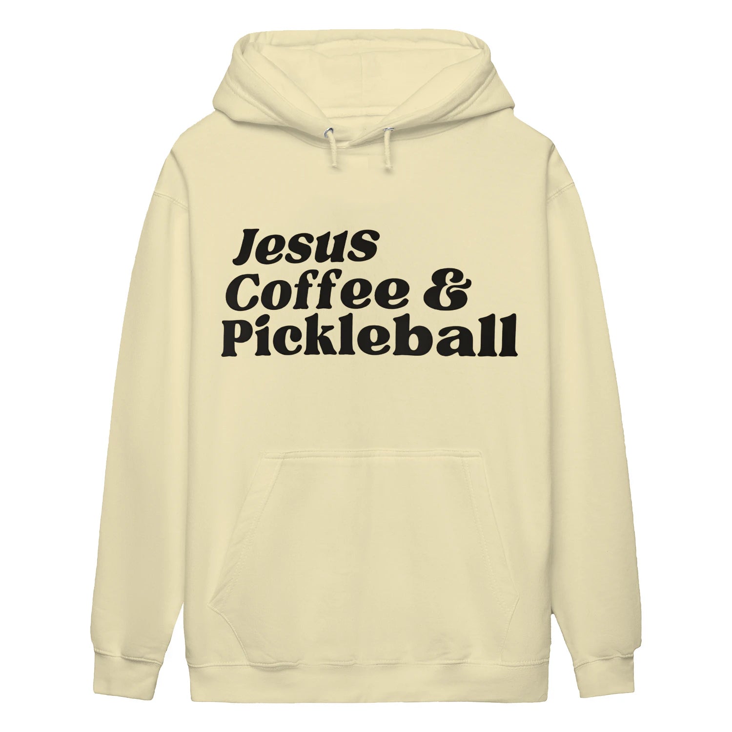 jesus coffee pickleball Women’s Hoodie – Funny Gift