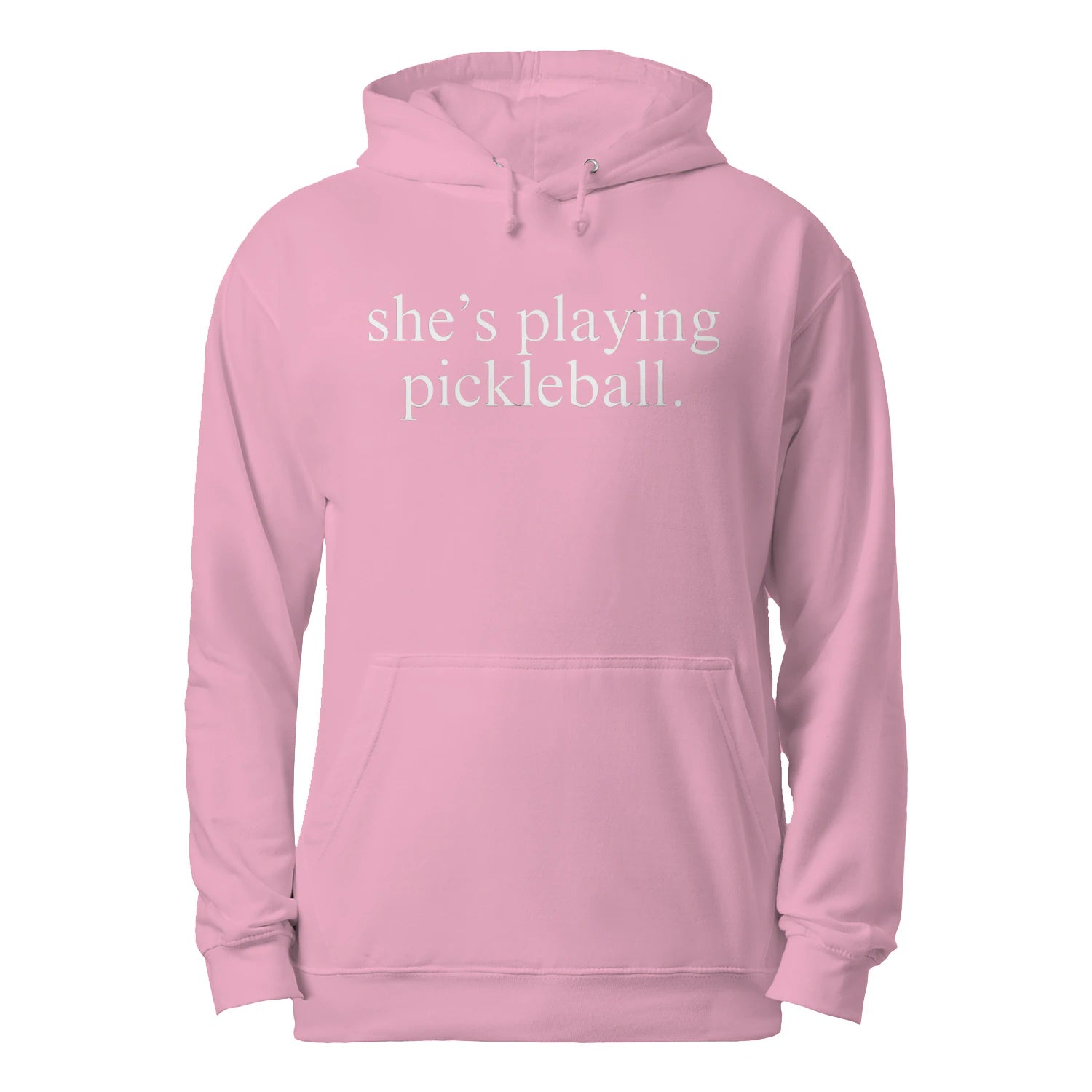 She’s Playing Pickleball Men’s Hoodie – Funny Gift