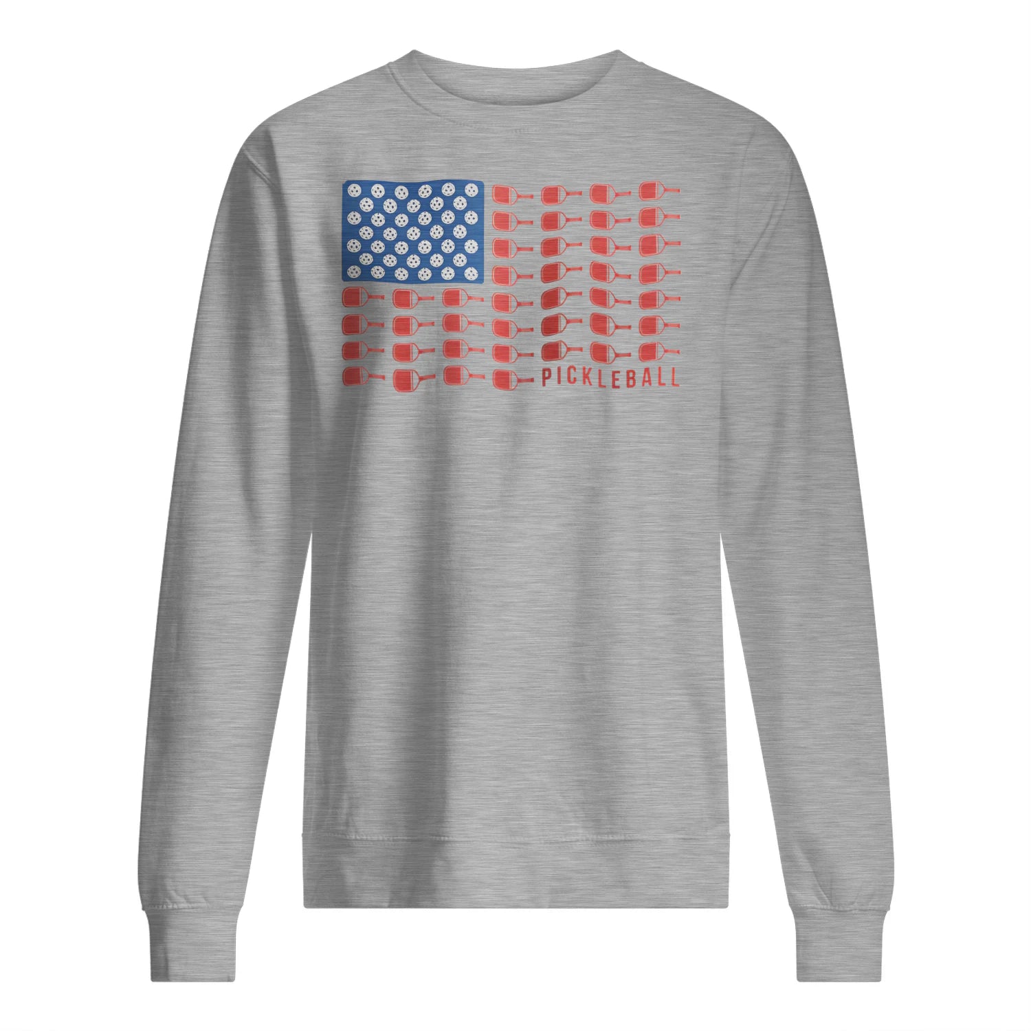 American Flag Pickleball Men’s Sweatshirt – Funny Gift