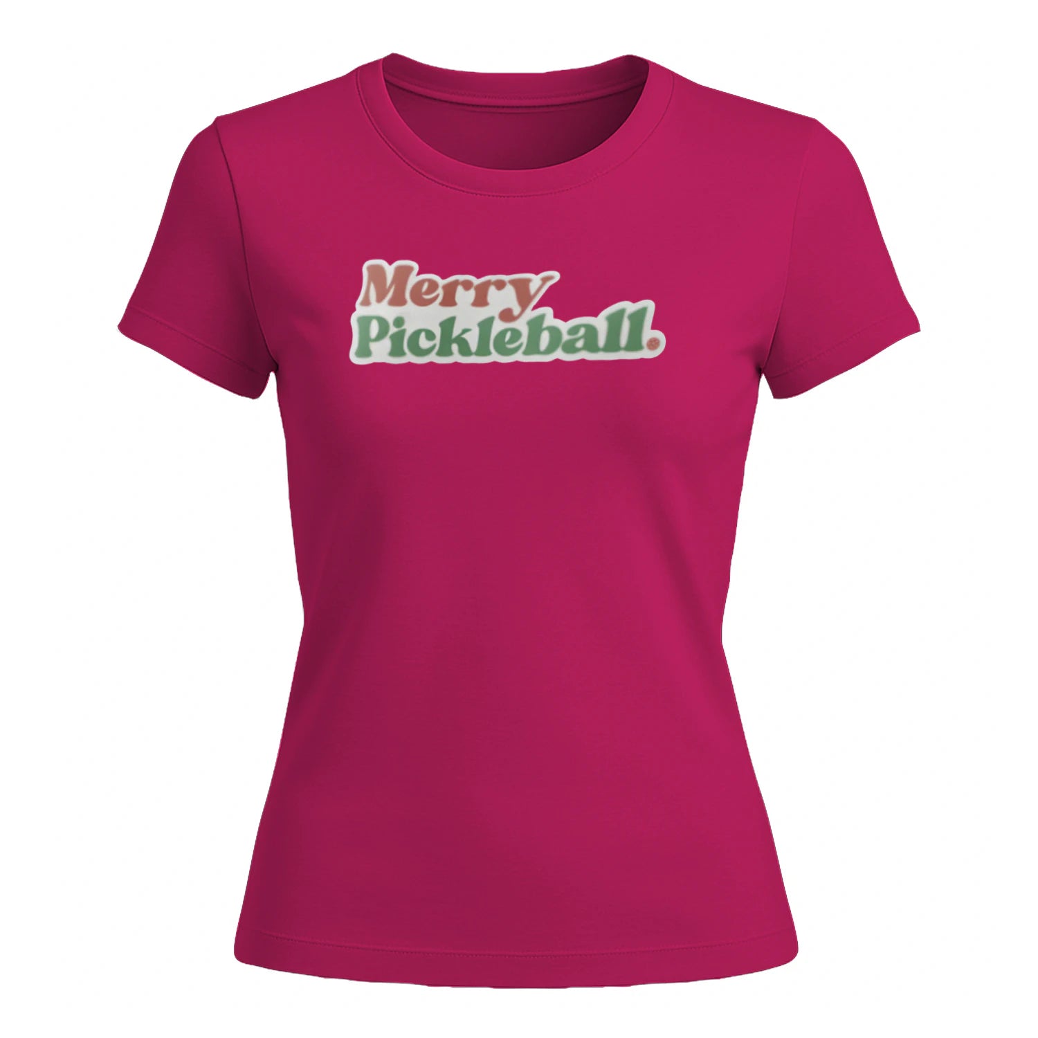 Merry Pickleball for Women’s T-Shirt – Funny Gift