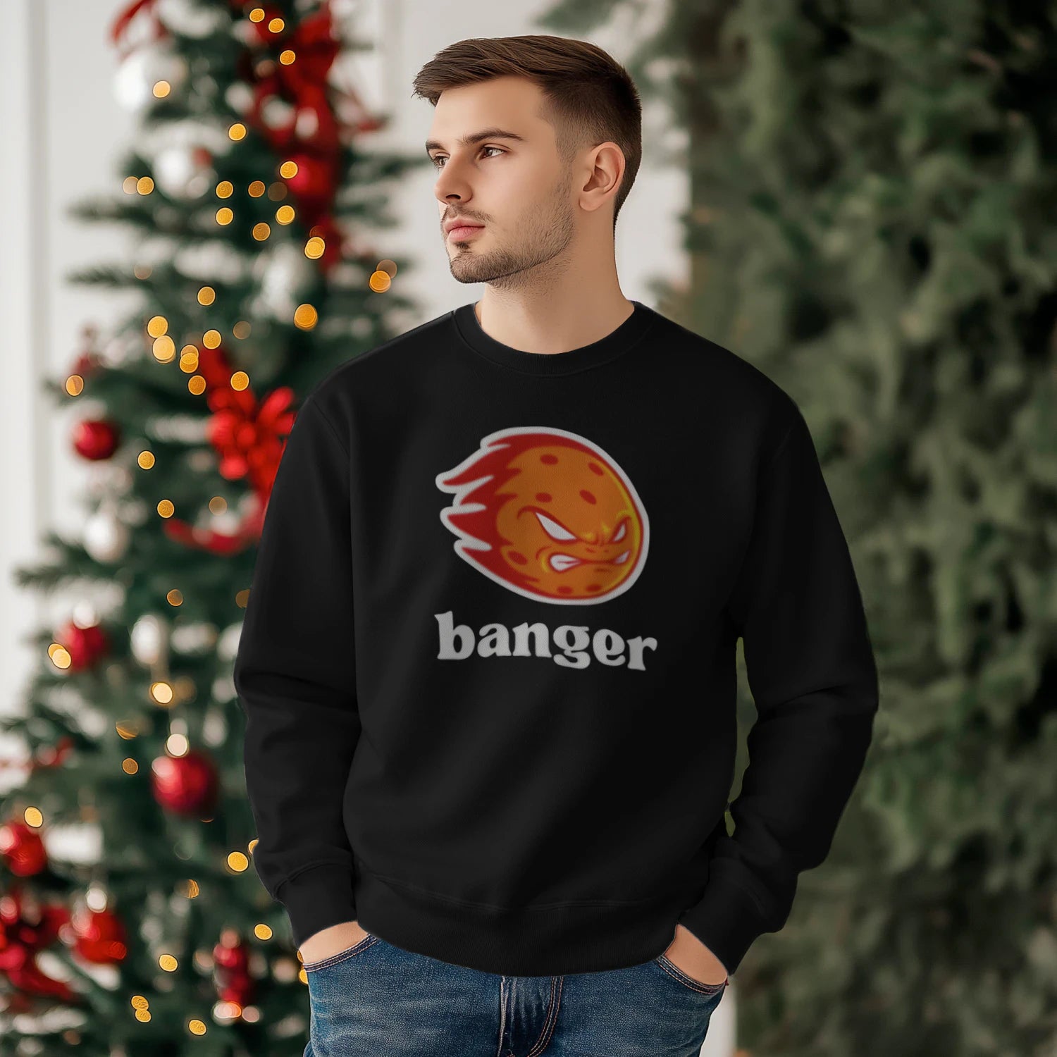 Banger Pickleball Men’s Sweatshirt – Funny Gift