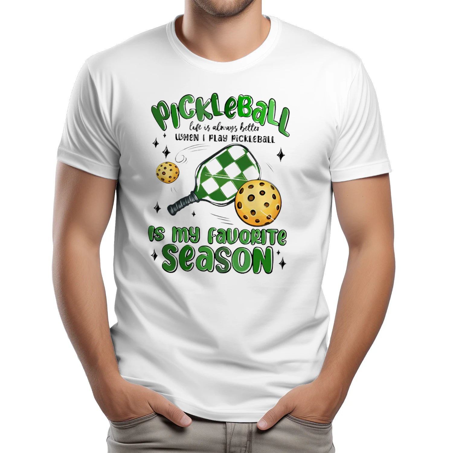 Pickleball Is My Favorite Season T-Shirt – Funny Gift