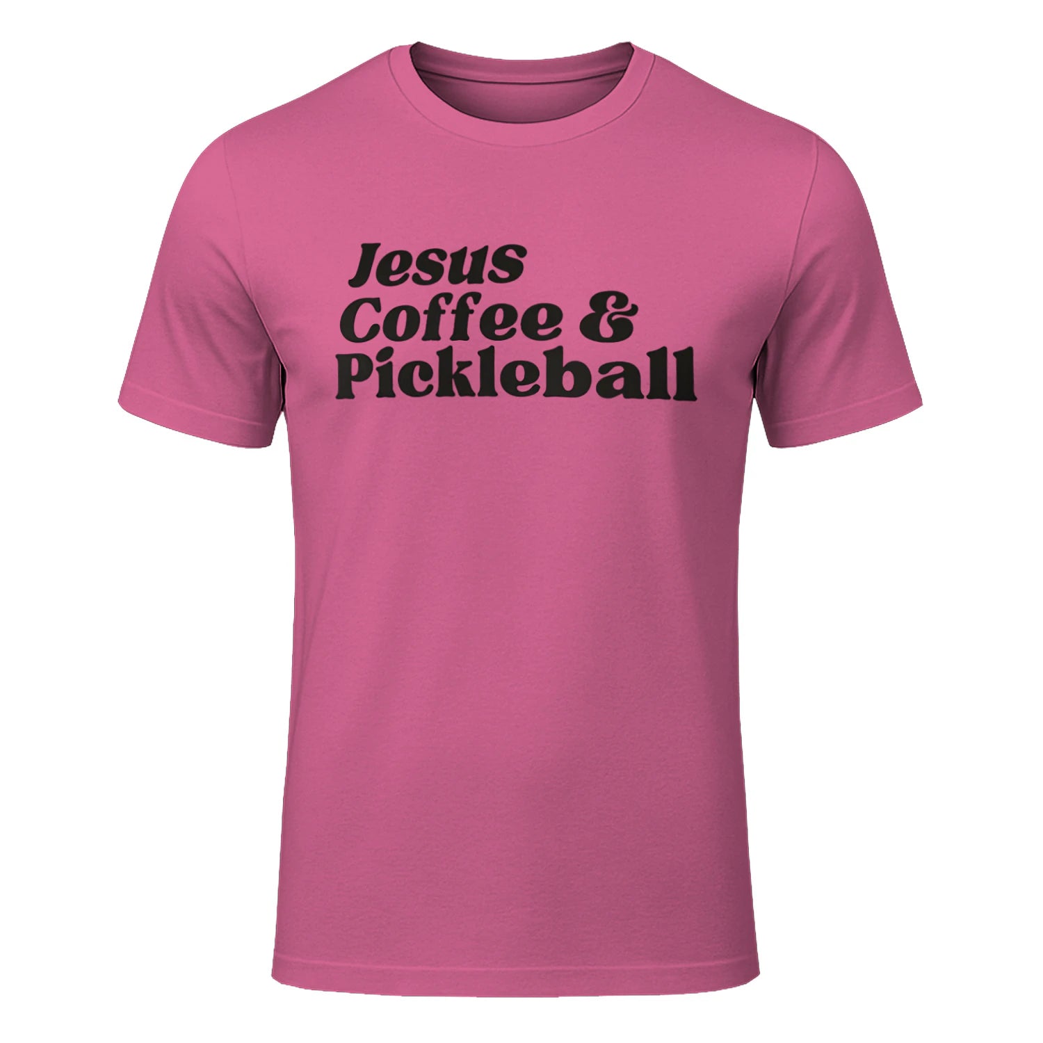 Jesus, Coffee & Pickleball T-Shirt – Funny Gift