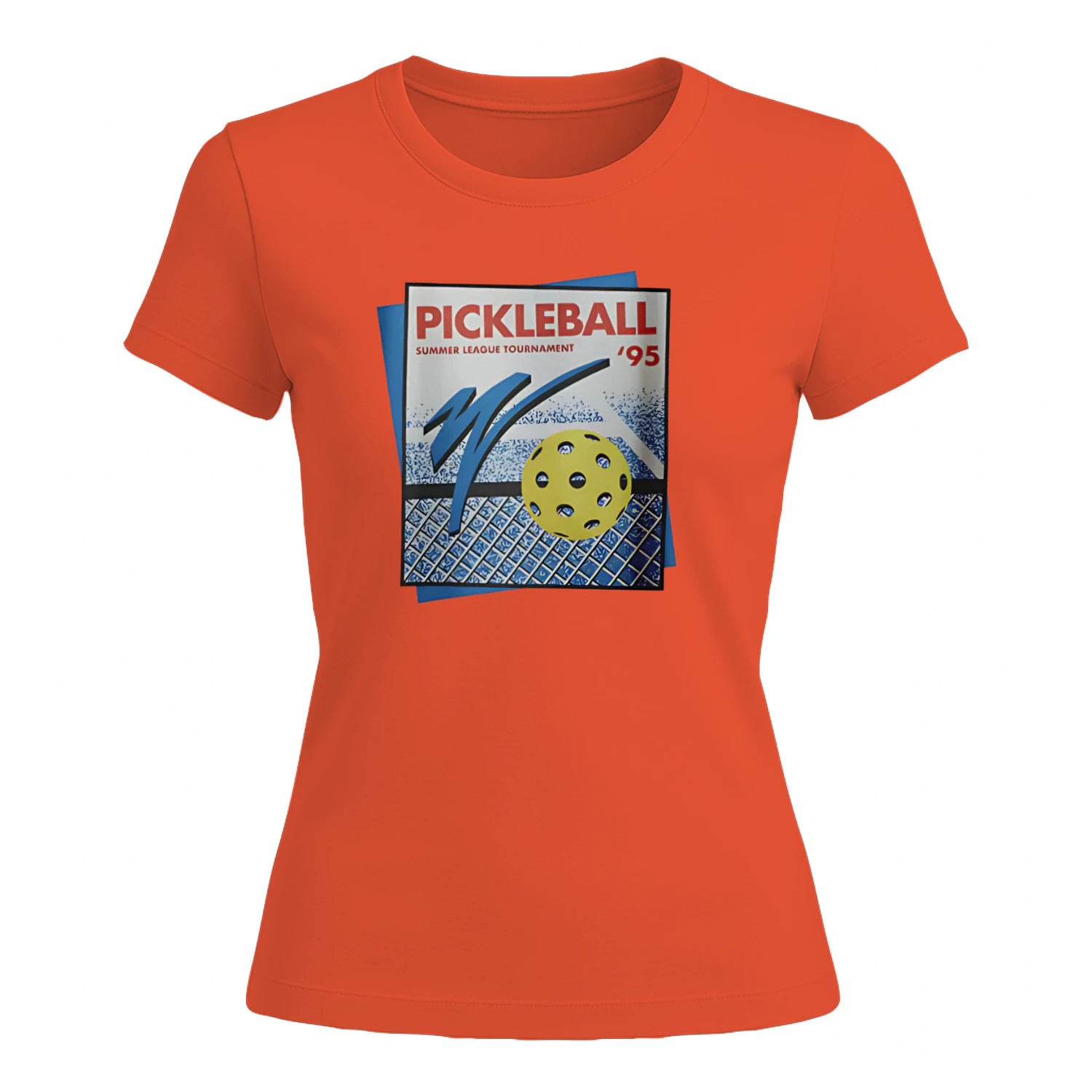 Retro Pickleball Court for Women’s T-Shirt – Funny Gift