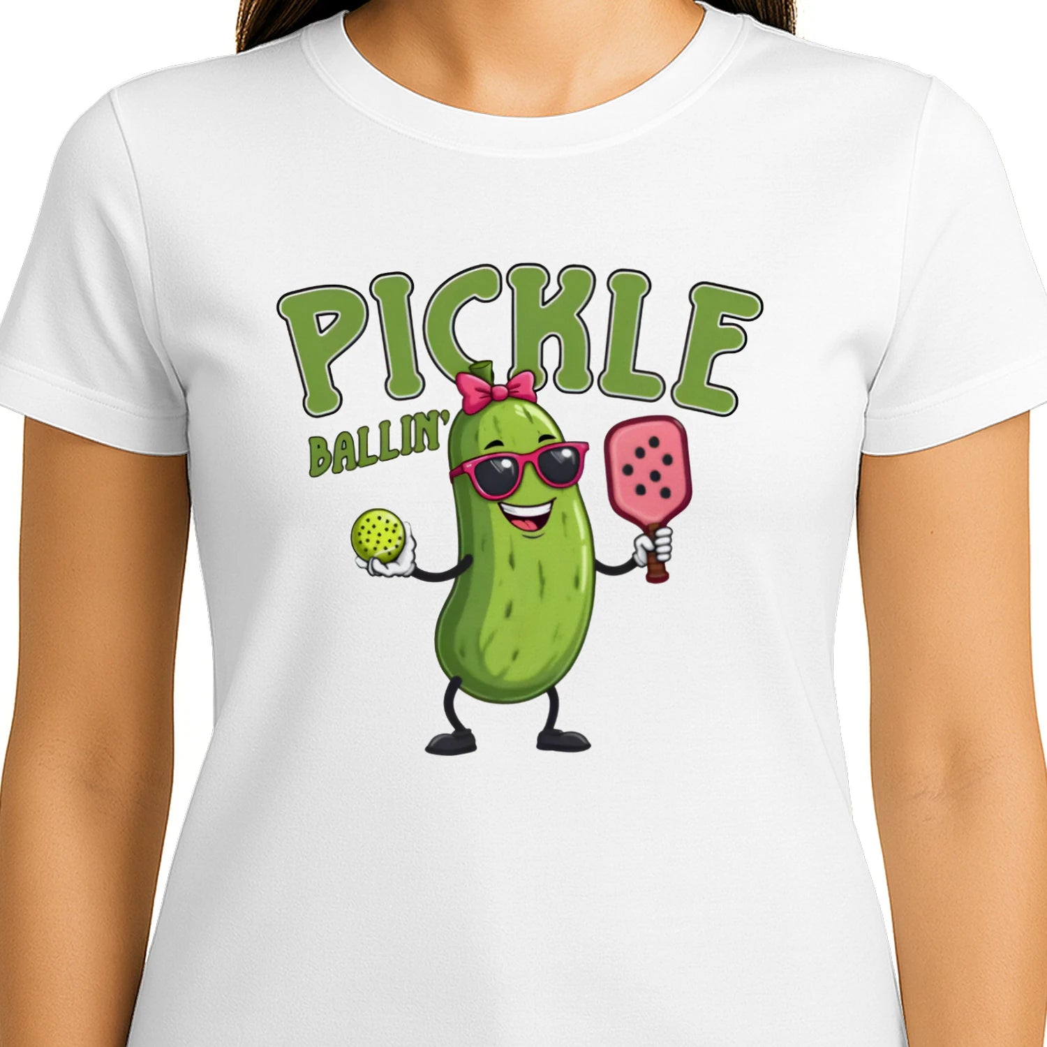 Pickleball Pickle for Women’s T-Shirt – Funny Gift